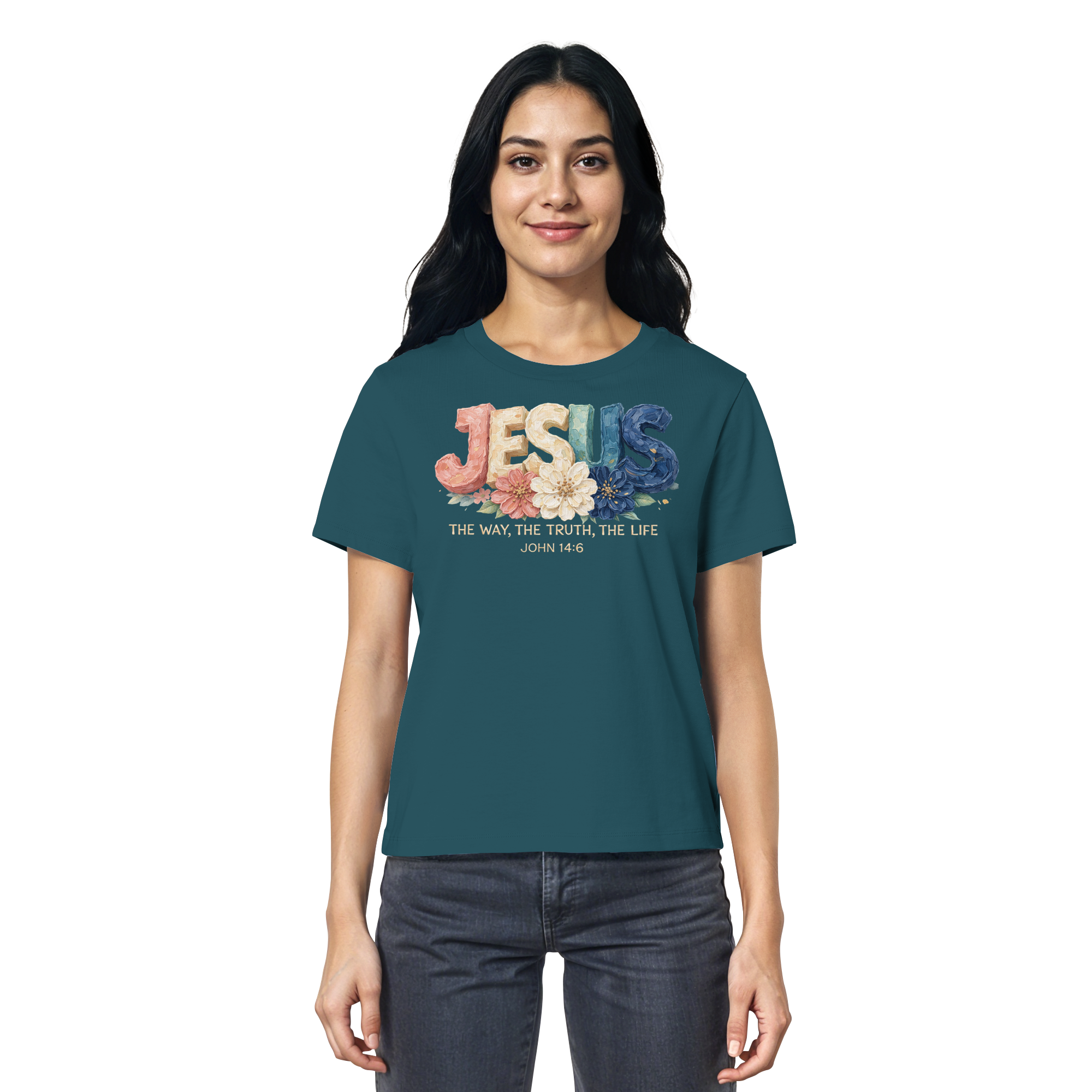 JESUS THE WAY THE TRUTH THE LIFE - T-Shirt Bio Baumwolle
