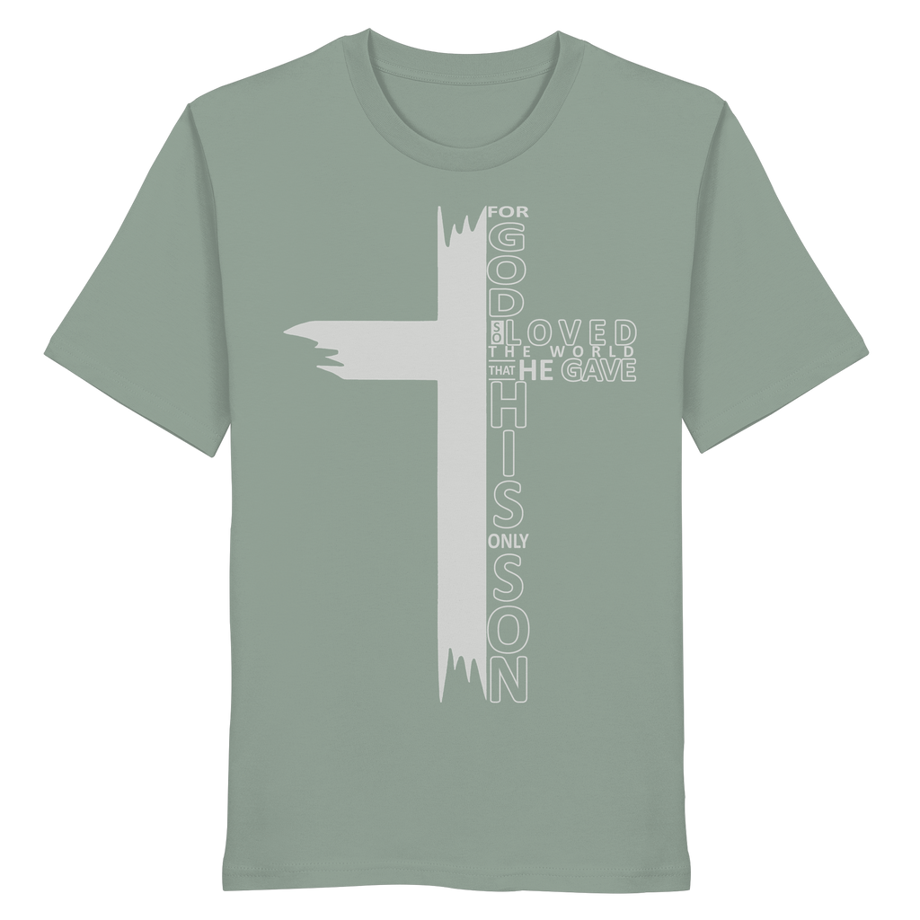 JESUS SAVED MY LIFE - T-Shirt Bio Baumwolle