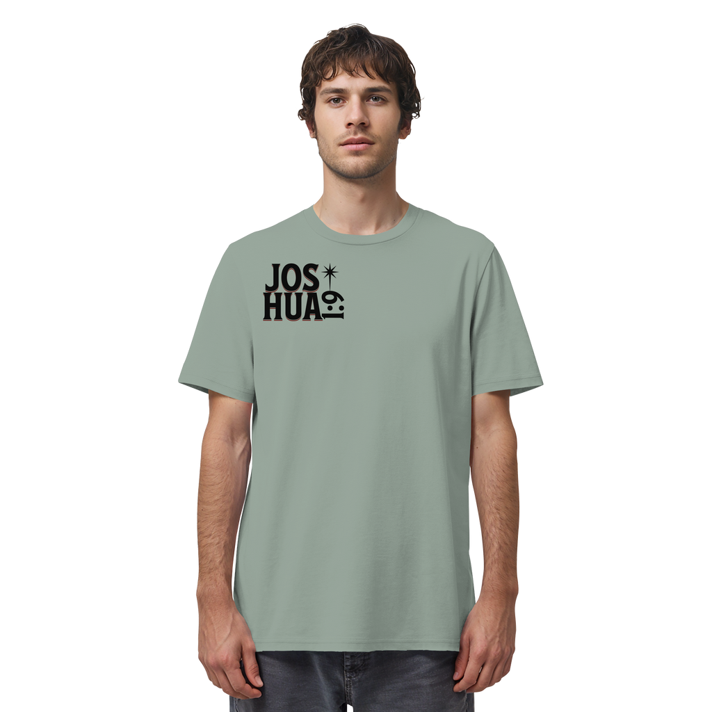 BE STRONG AND COURAGEOUS LION - T-Shirt Bio Baumwolle