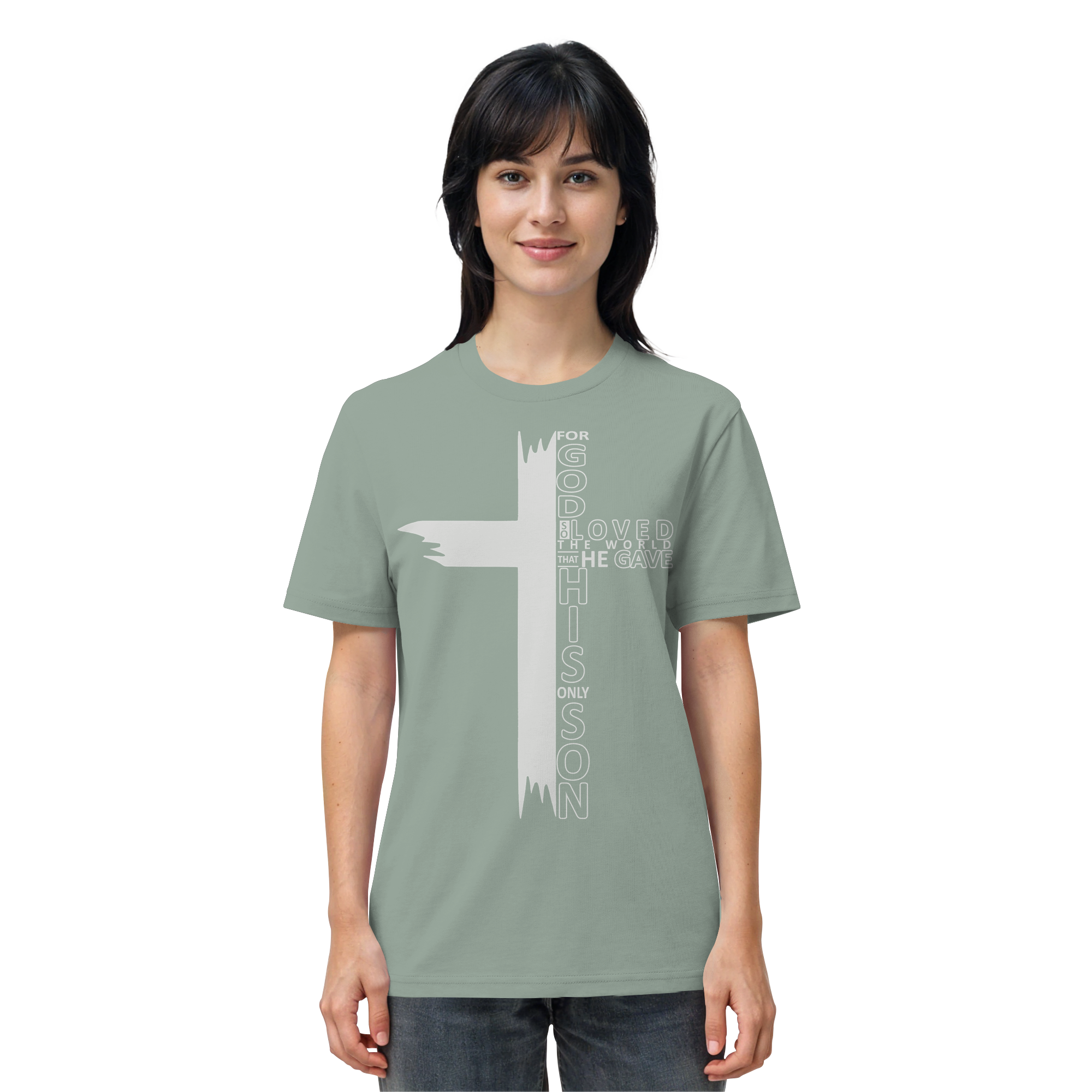 THE LORD IS MY LIGHT - T-Shirt Bio Baumwolle
