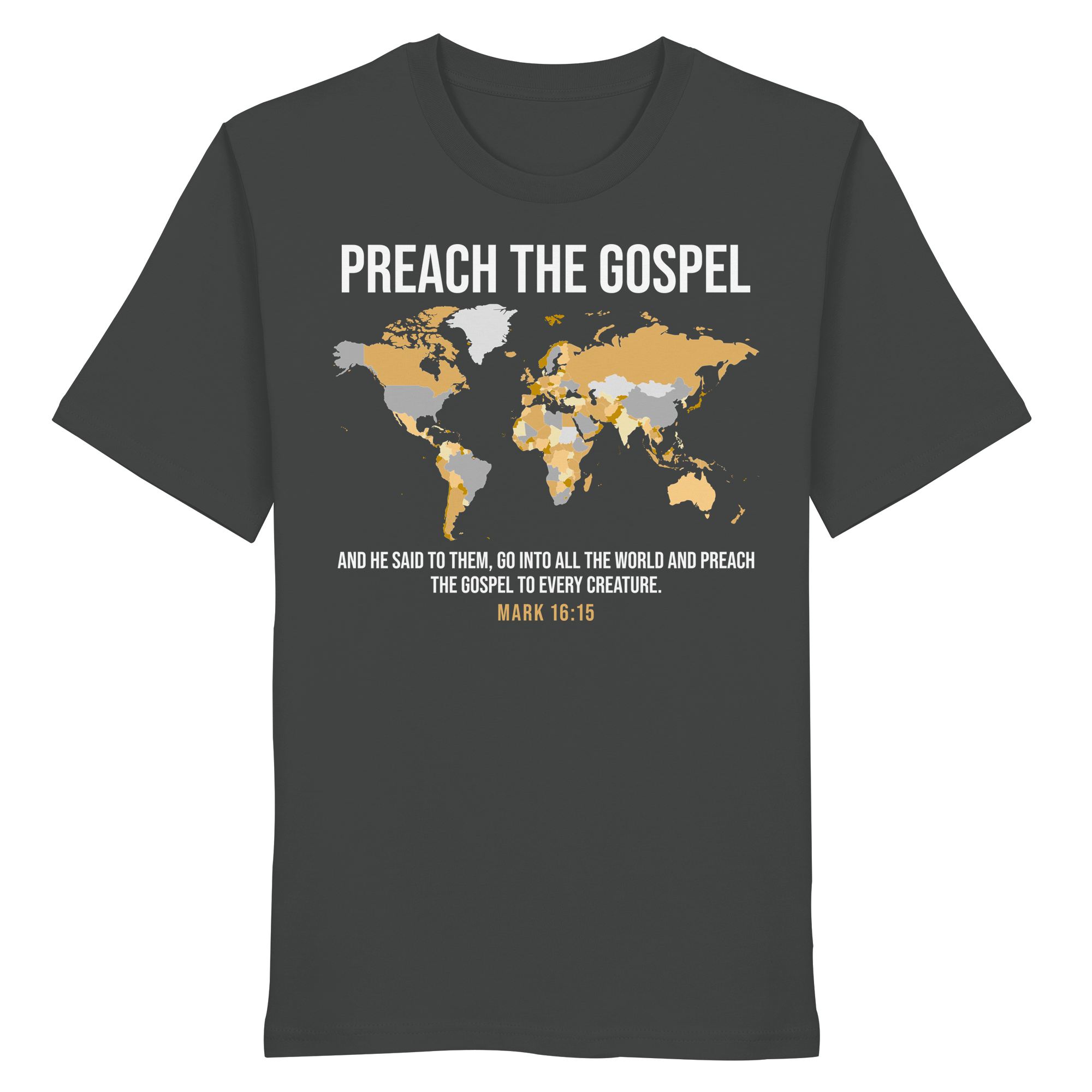 PREACH THE GOSPEL - T-Shirt Bio Baumwolle