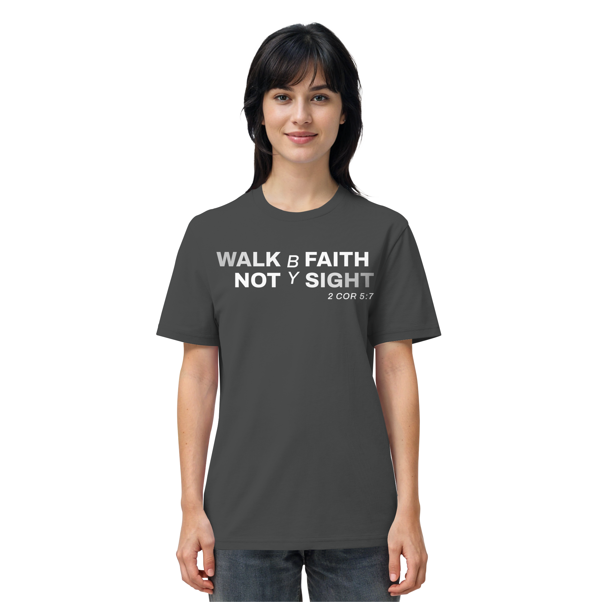 T-Shirt Bio Baumwolle | WALK BY FAITH