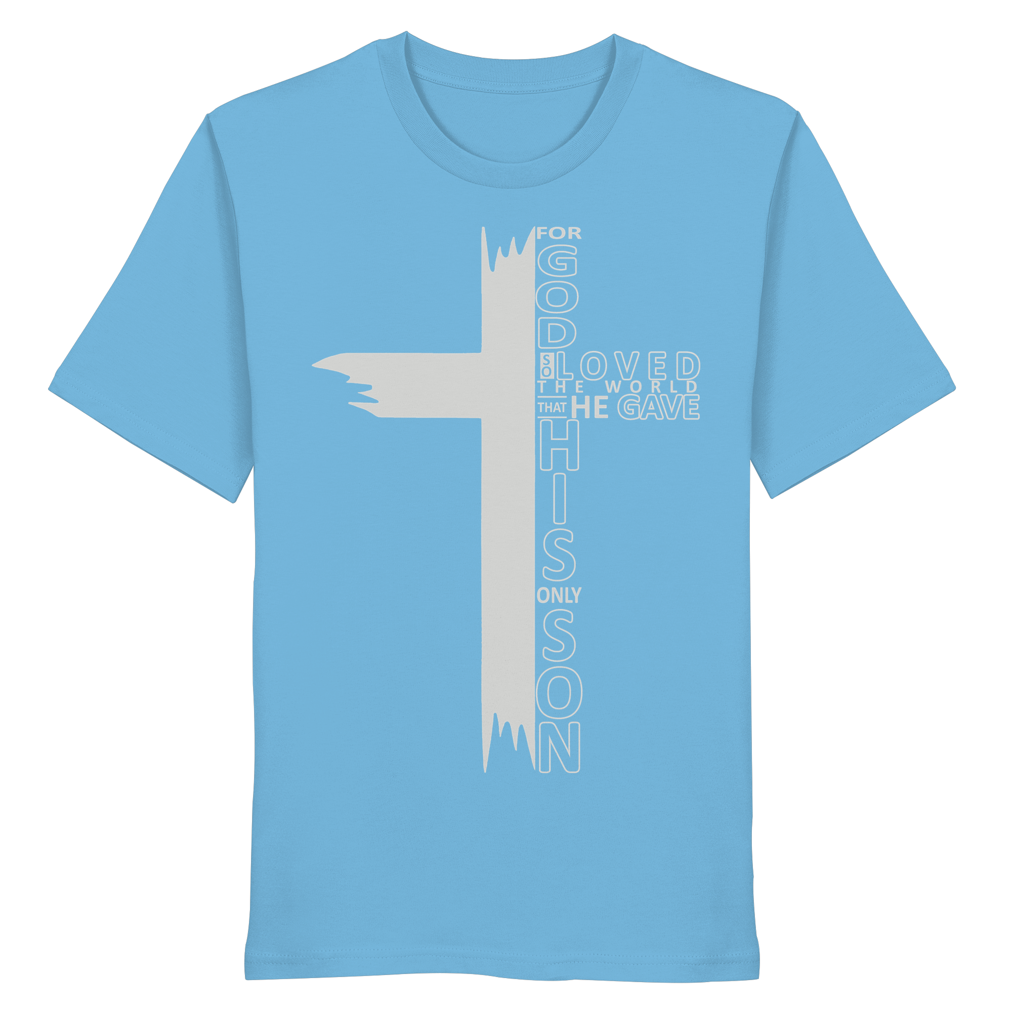 JESUS SAVED MY LIFE - T-Shirt Bio Baumwolle