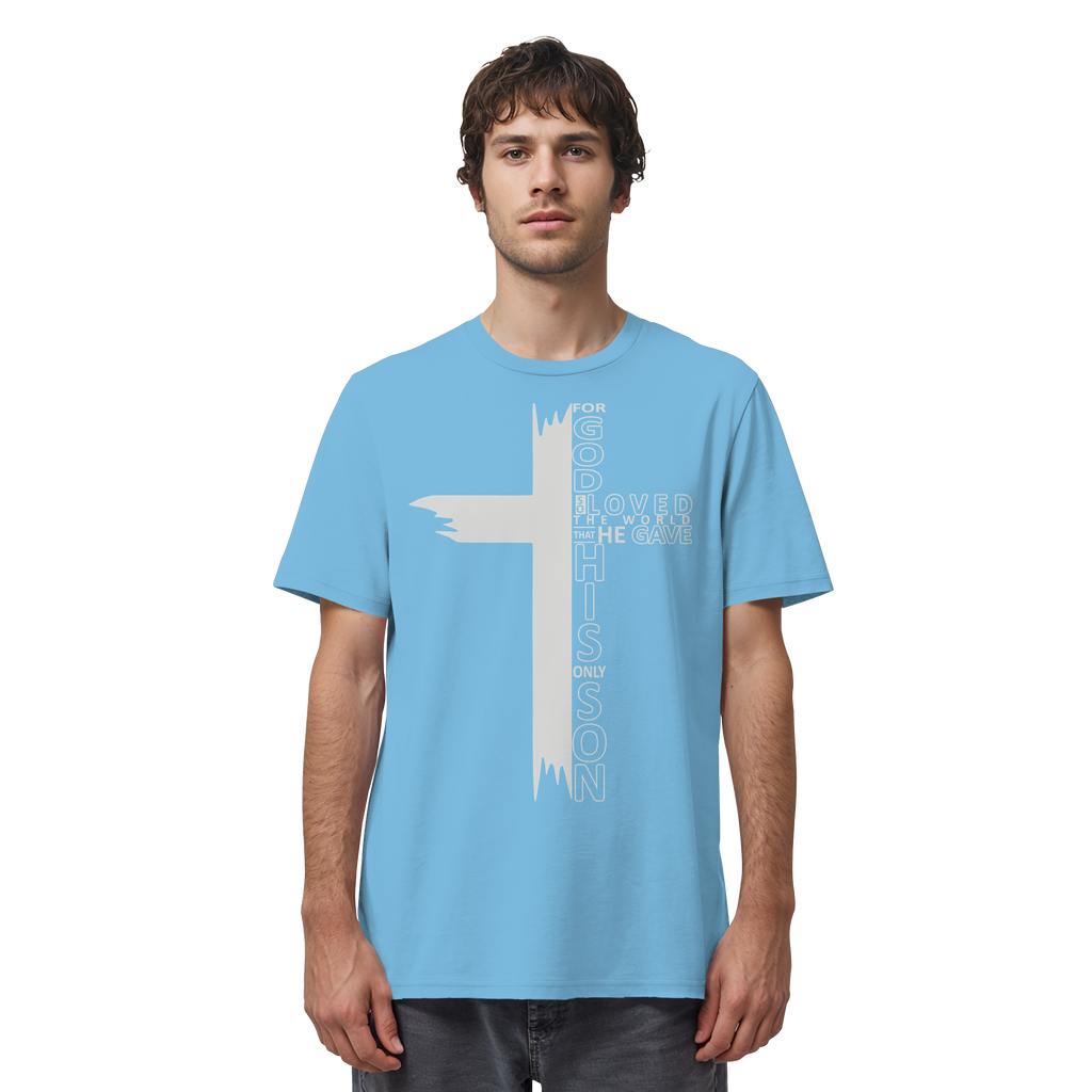 JESUS SAVED MY LIFE - T-Shirt Bio Baumwolle
