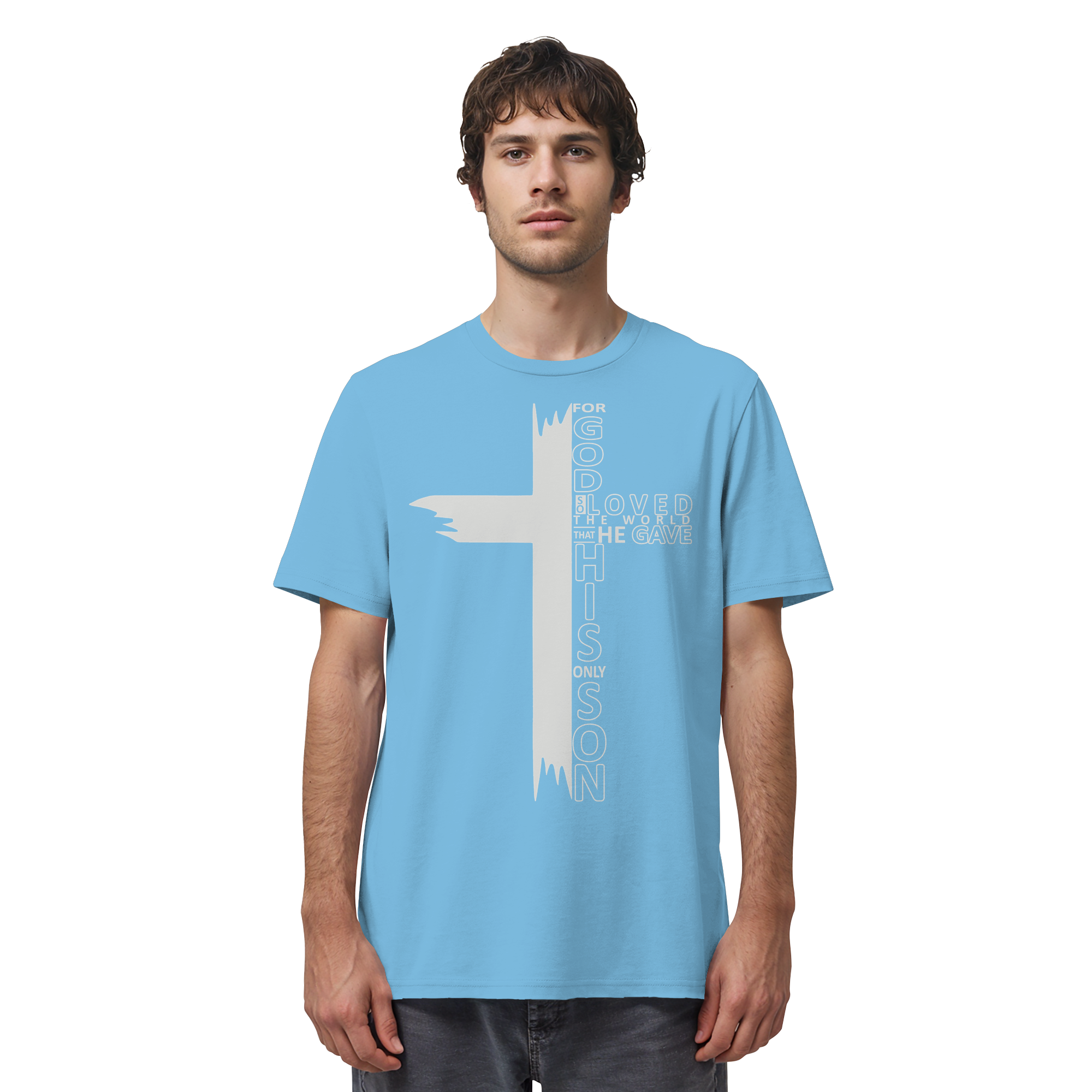 JESUS SAVED MY LIFE - T-Shirt Bio Baumwolle