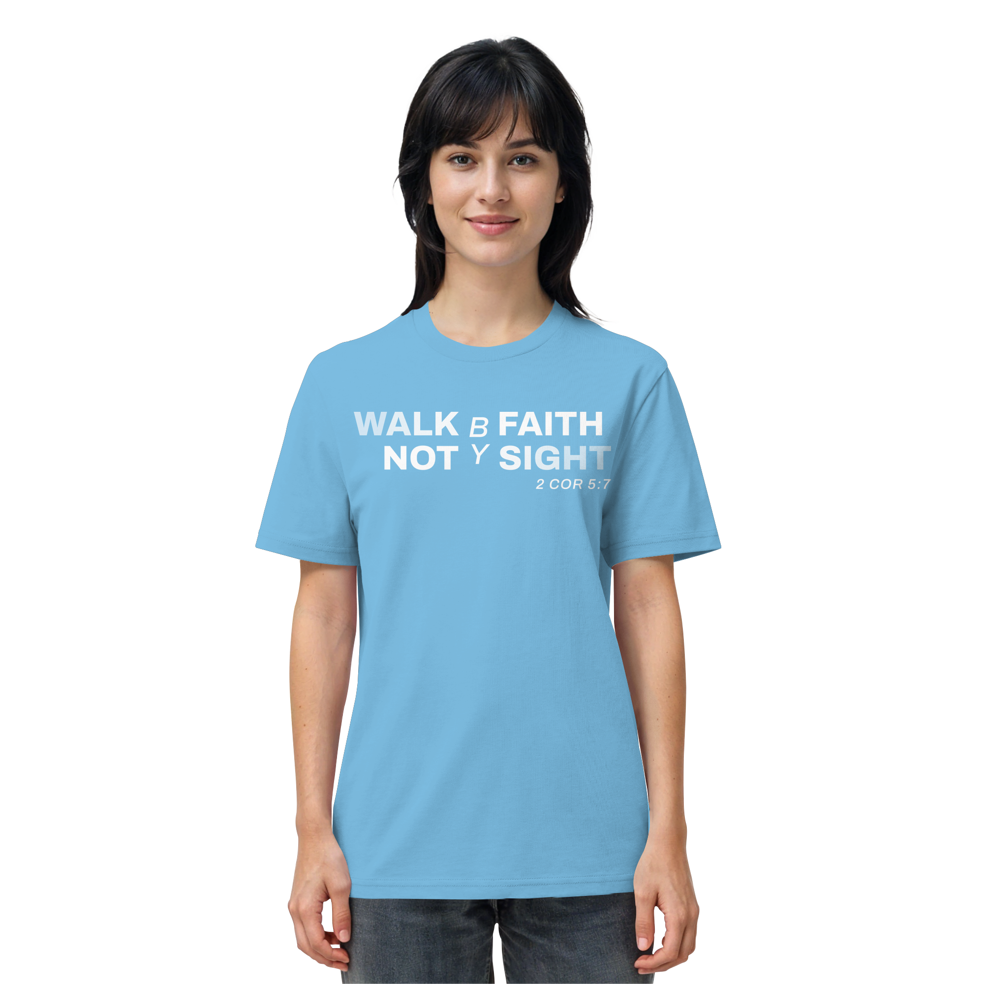 T-Shirt Bio Baumwolle | WALK BY FAITH
