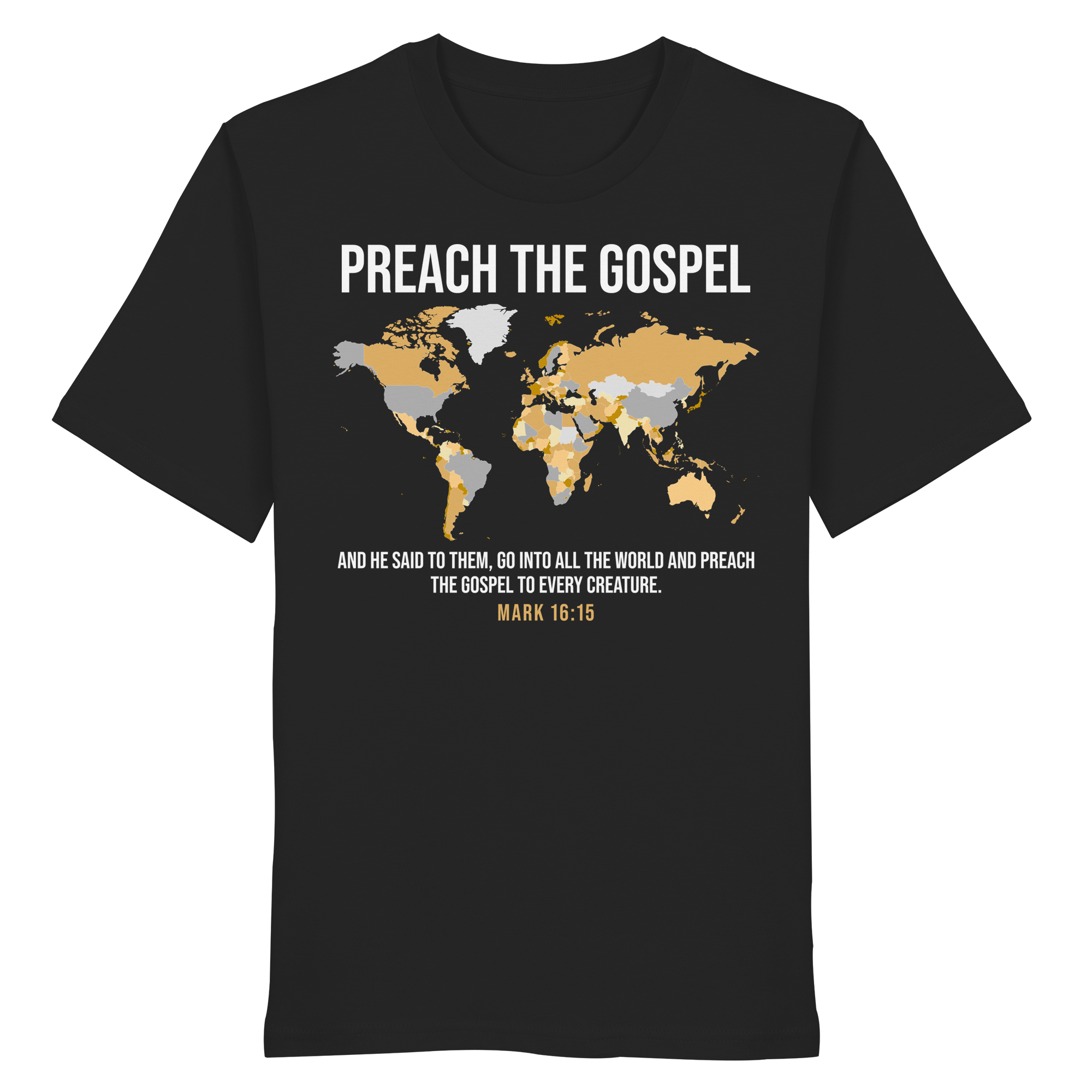 PREACH THE GOSPEL - T-Shirt Bio Baumwolle