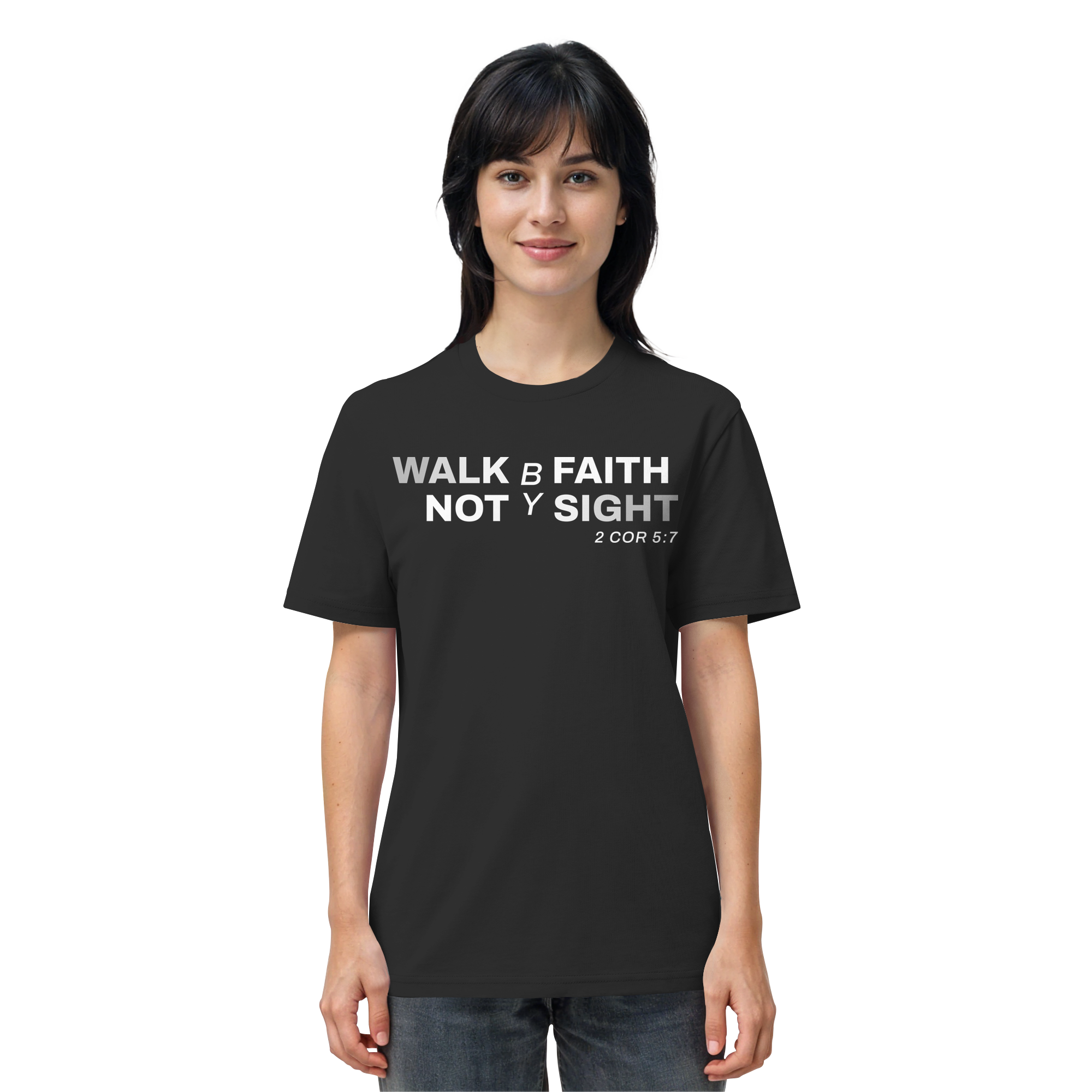 T-Shirt Bio Baumwolle | WALK BY FAITH