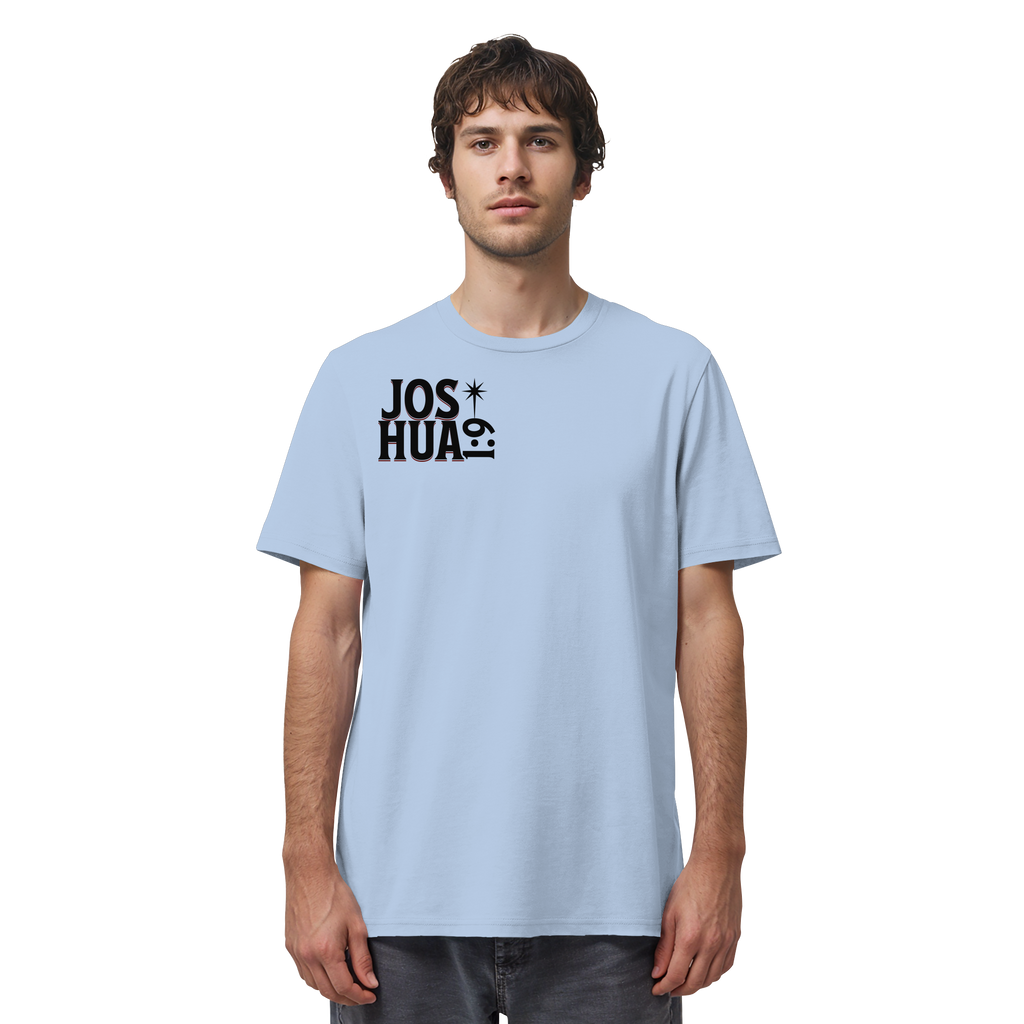 BE STRONG AND COURAGEOUS LION - T-Shirt Bio Baumwolle