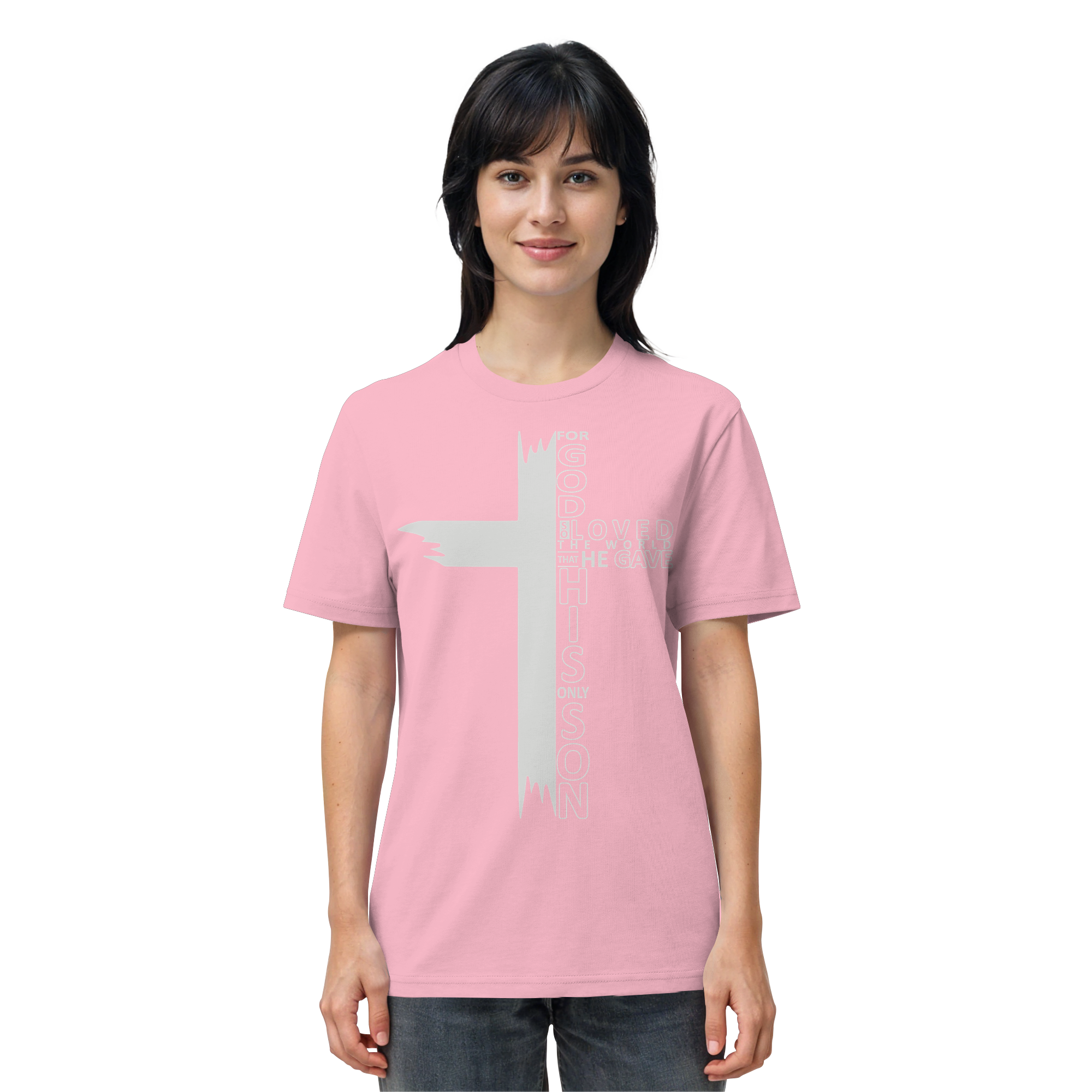 THE LORD IS MY LIGHT - T-Shirt Bio Baumwolle