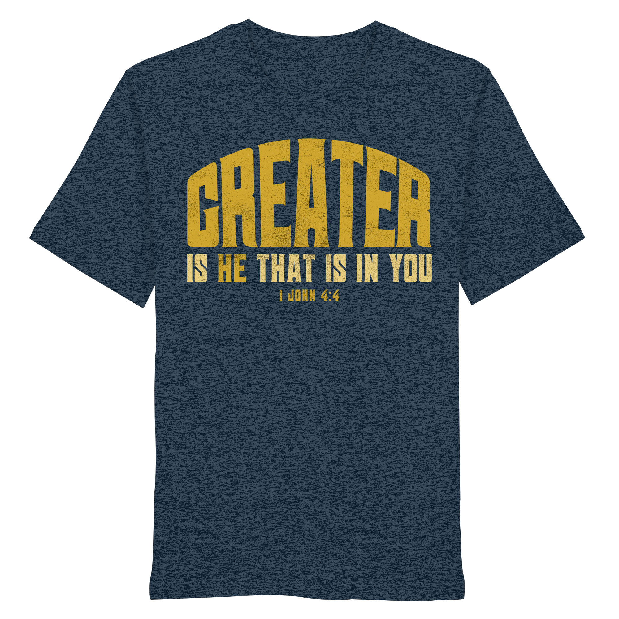 T-Shirt Bio Baumwolle |  GREATER IS HE  - Organic Shirt