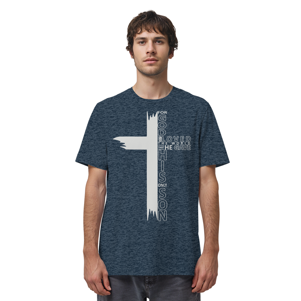 JESUS SAVED MY LIFE - T-Shirt Bio Baumwolle