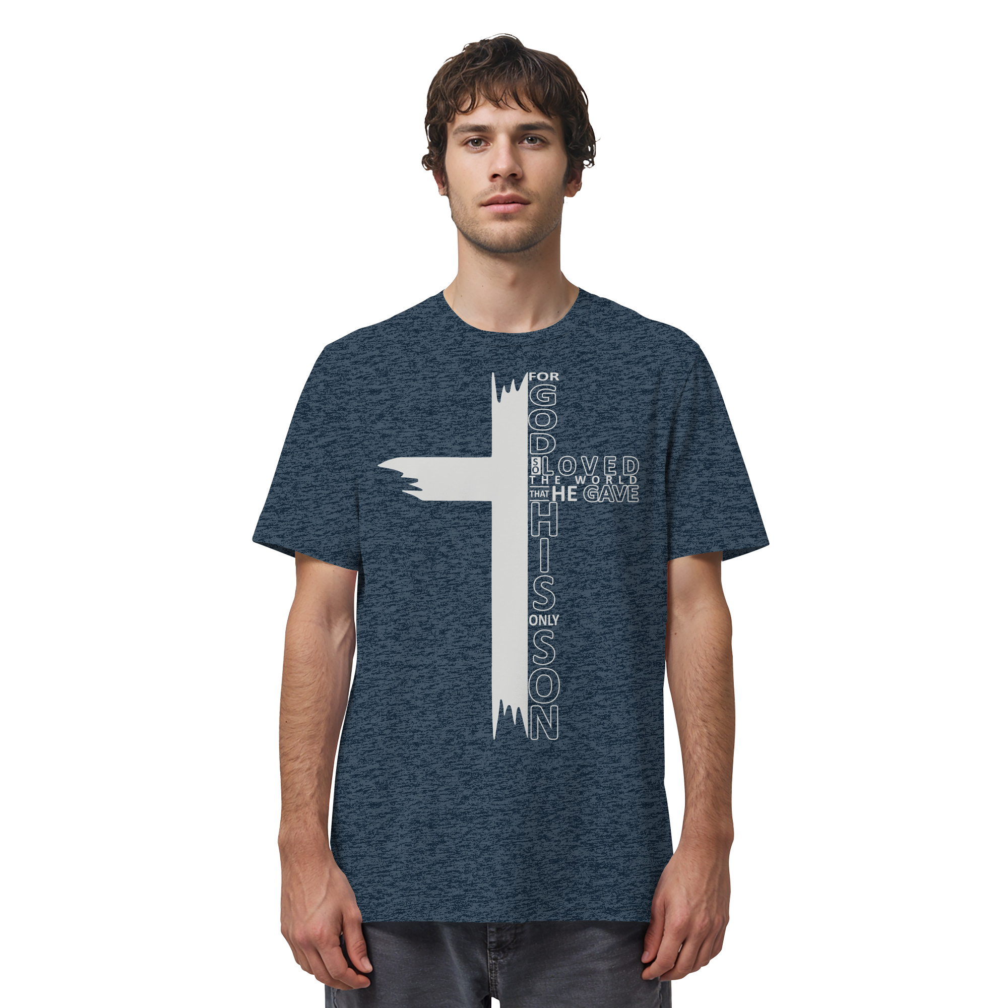 JESUS SAVED MY LIFE - T-Shirt Bio Baumwolle