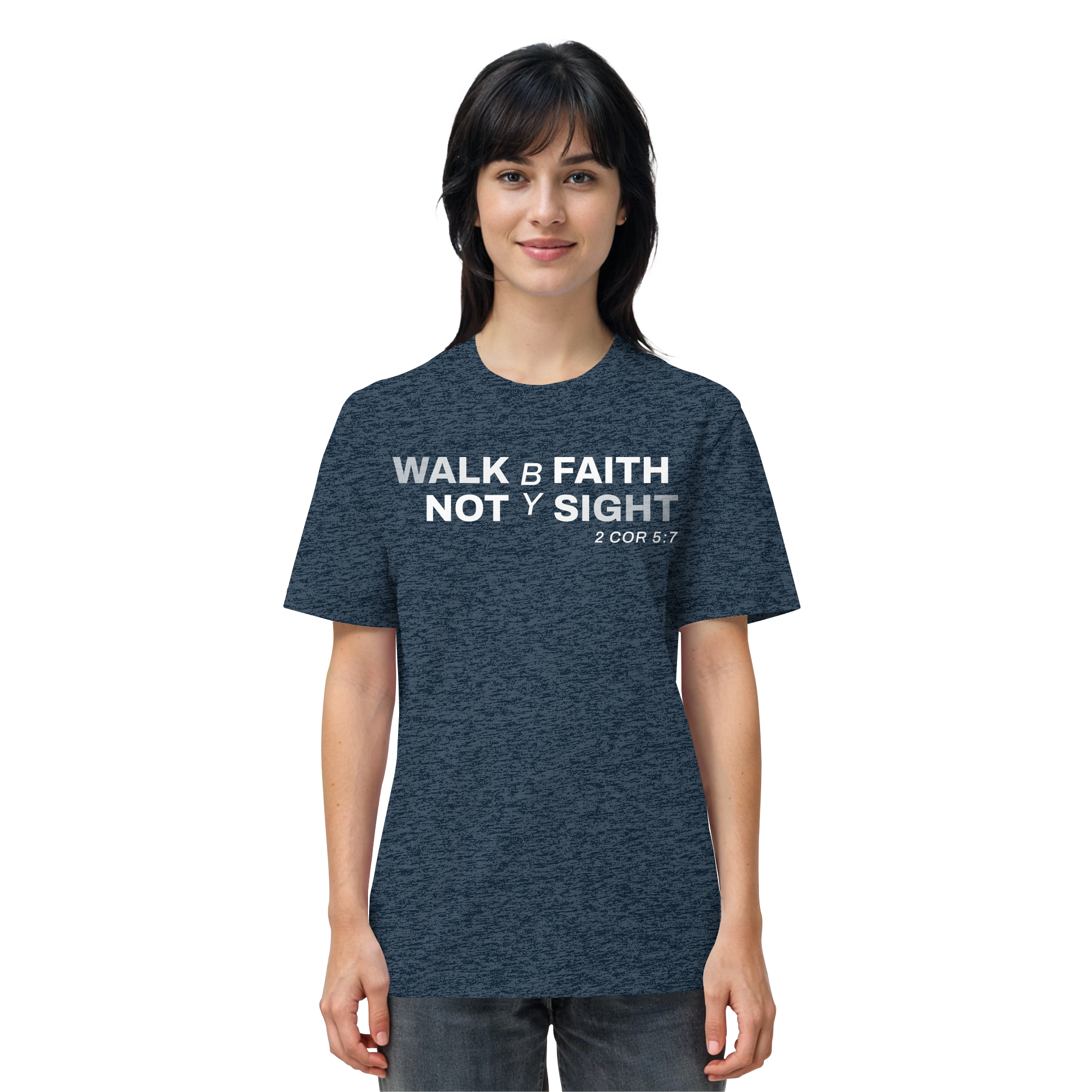 T-Shirt Bio Baumwolle | WALK BY FAITH