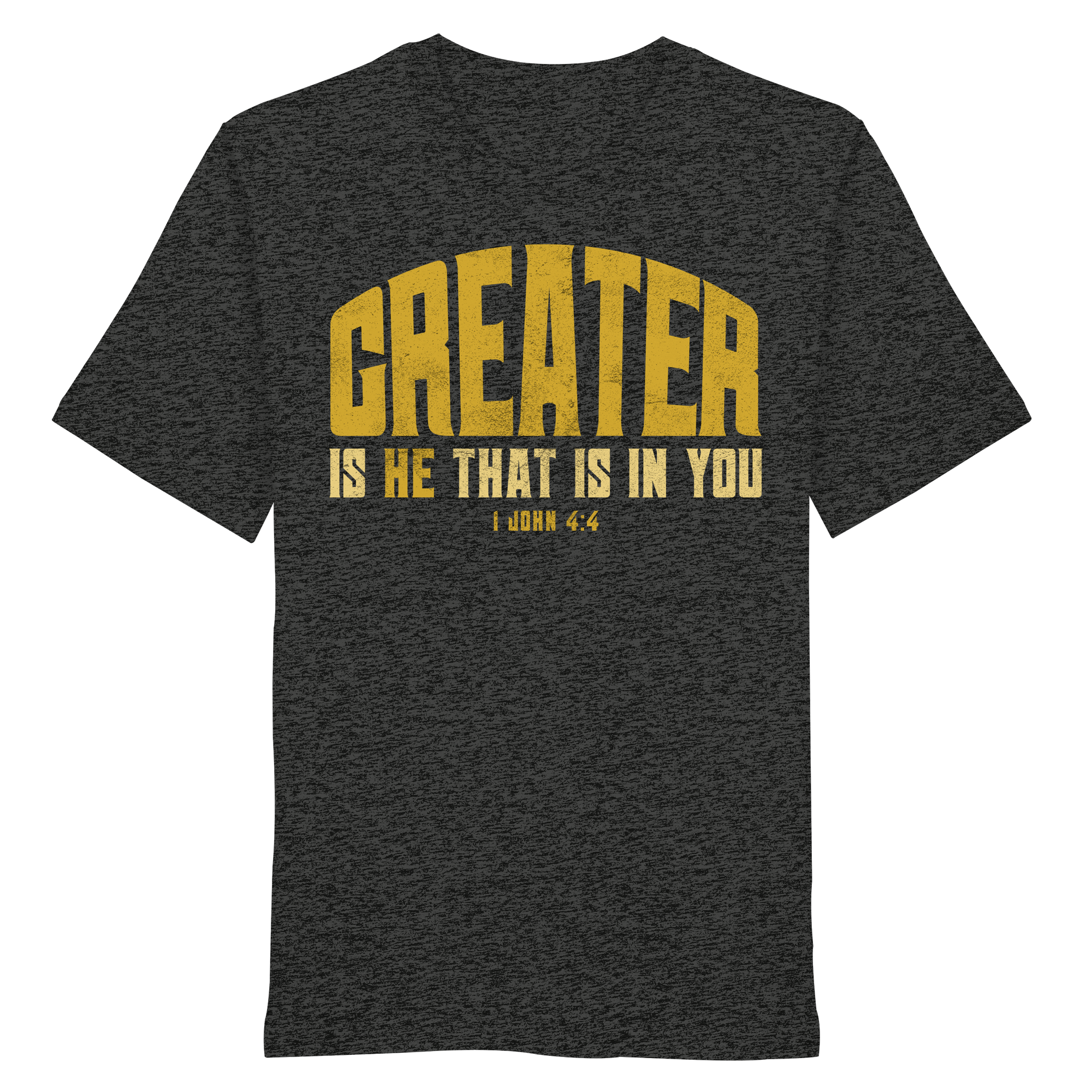 T-Shirt Bio Baumwolle |  GREATER IS HE  - Organic Shirt