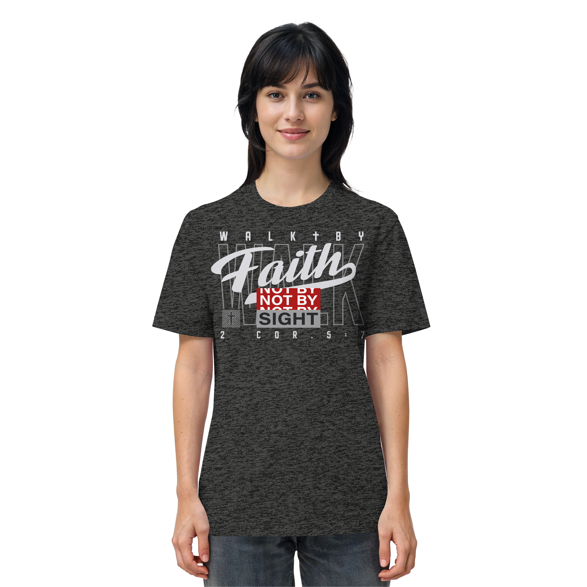 WALK BY FAITH - T-Shirt Bio Baumwolle