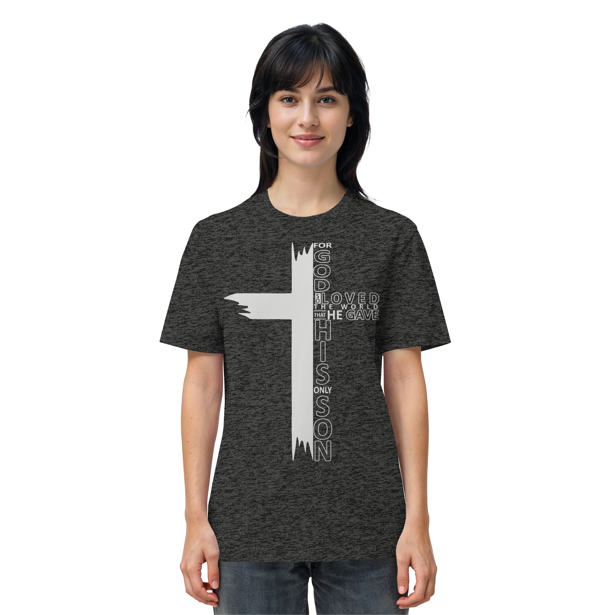 THE LORD IS MY LIGHT - T-Shirt Bio Baumwolle