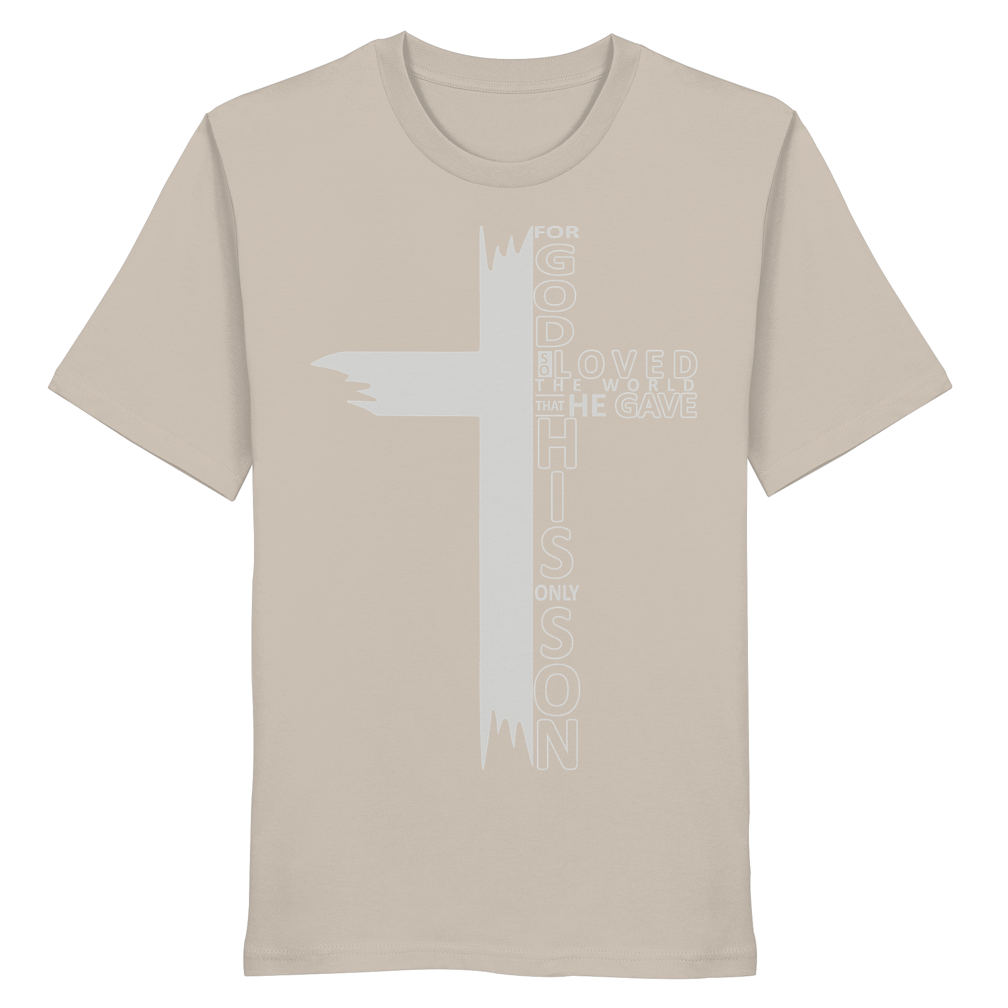 THE LORD IS MY LIGHT - T-Shirt Bio Baumwolle