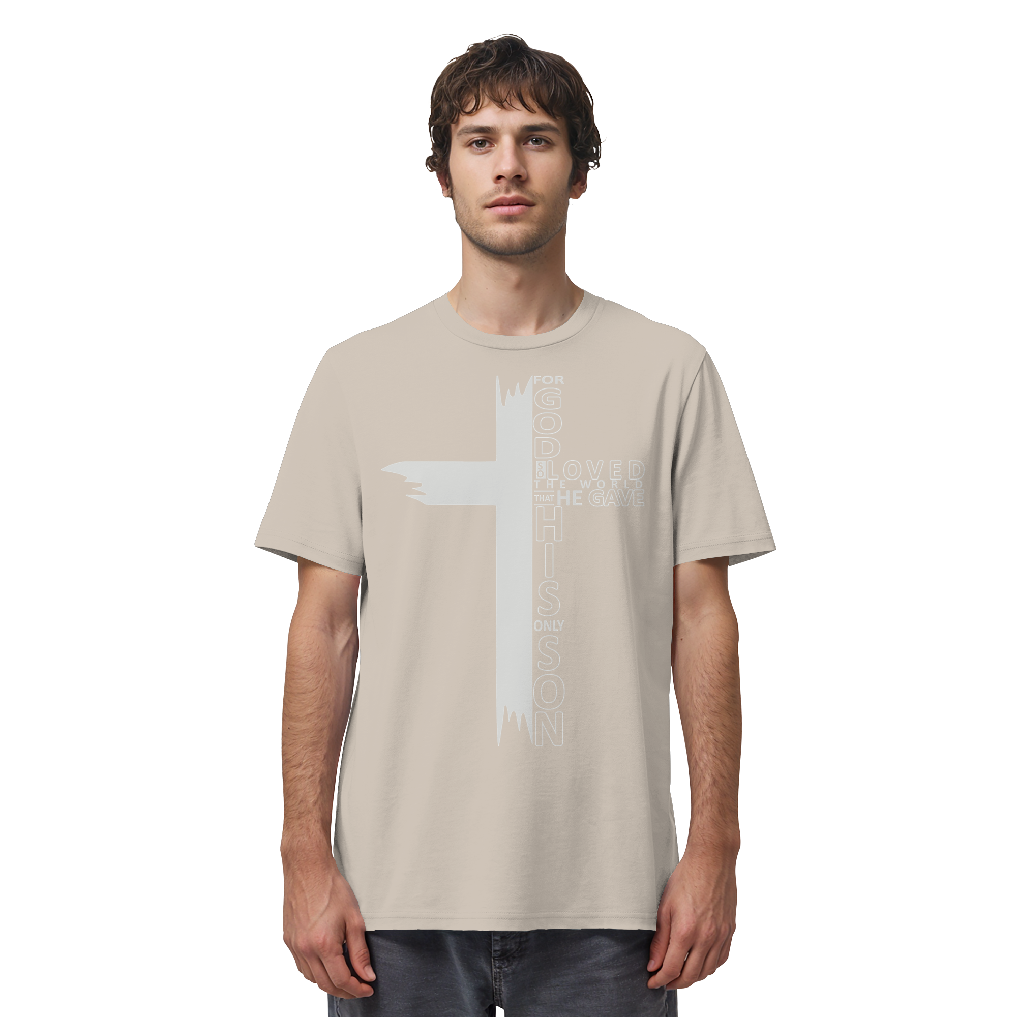 JESUS SAVED MY LIFE - T-Shirt Bio Baumwolle