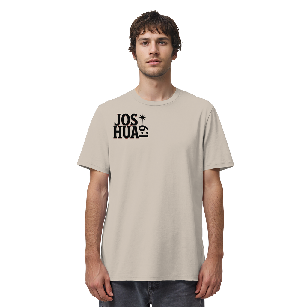 BE STRONG AND COURAGEOUS LION - T-Shirt Bio Baumwolle