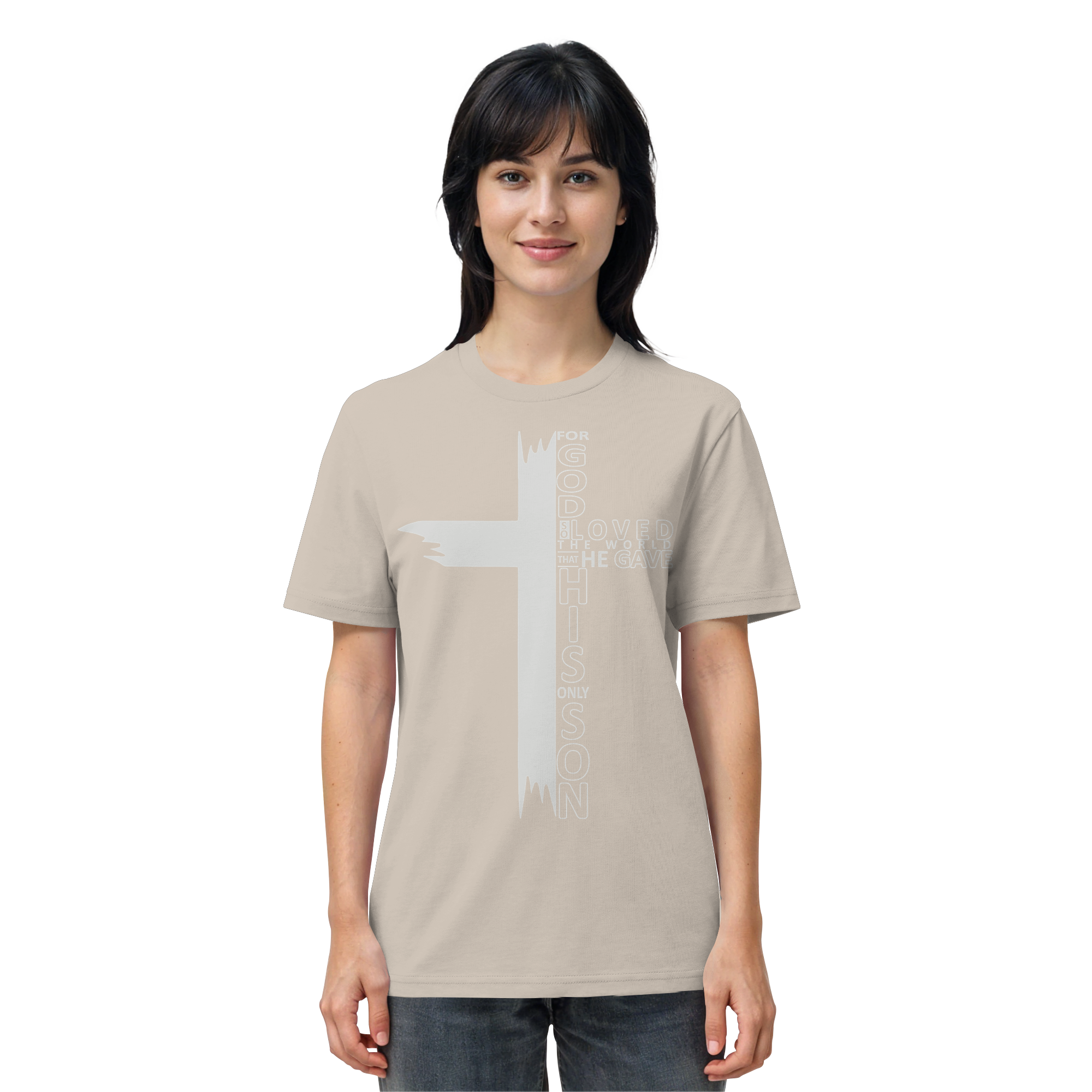 THE LORD IS MY LIGHT - T-Shirt Bio Baumwolle