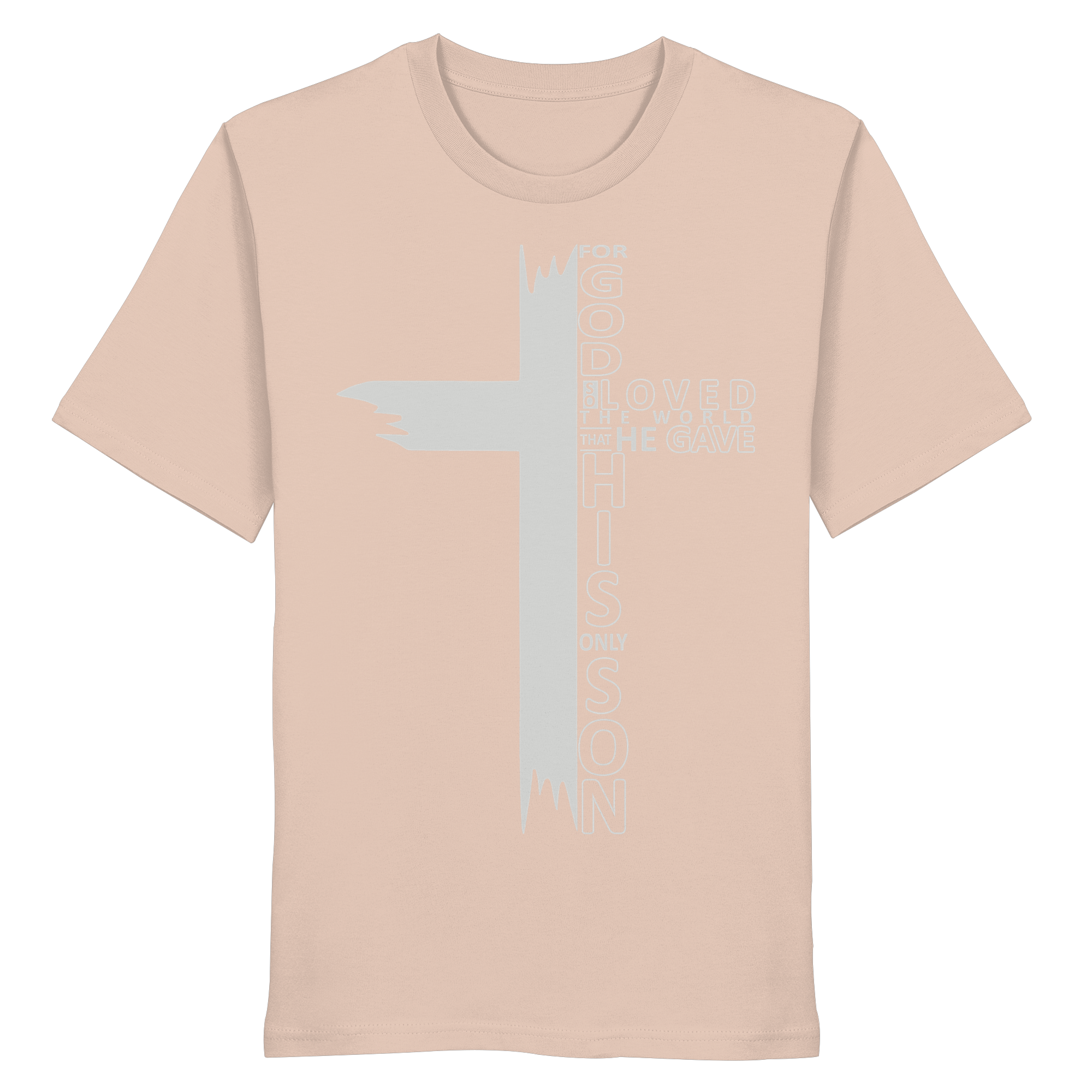JESUS SAVED MY LIFE - T-Shirt Bio Baumwolle