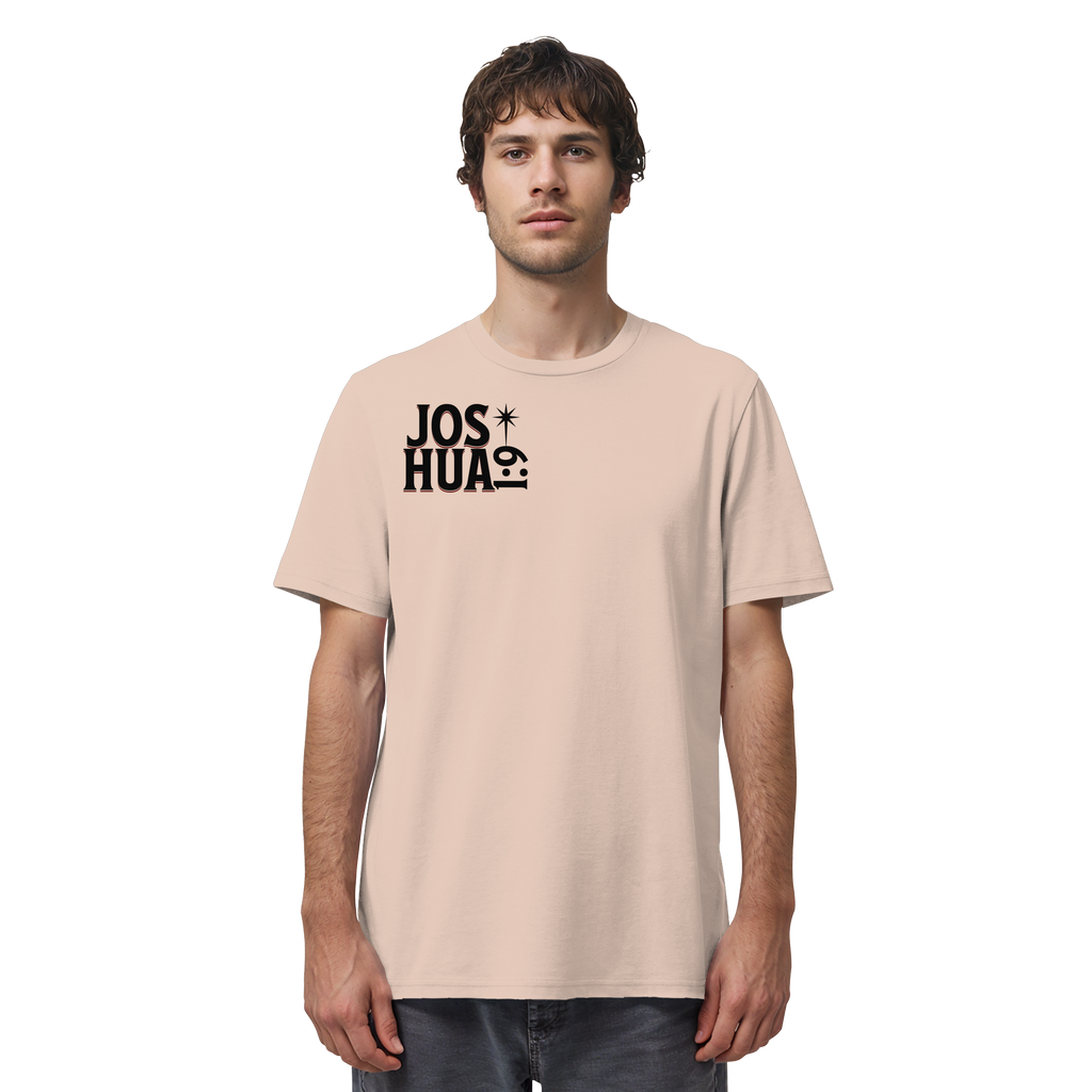 BE STRONG AND COURAGEOUS LION - T-Shirt Bio Baumwolle