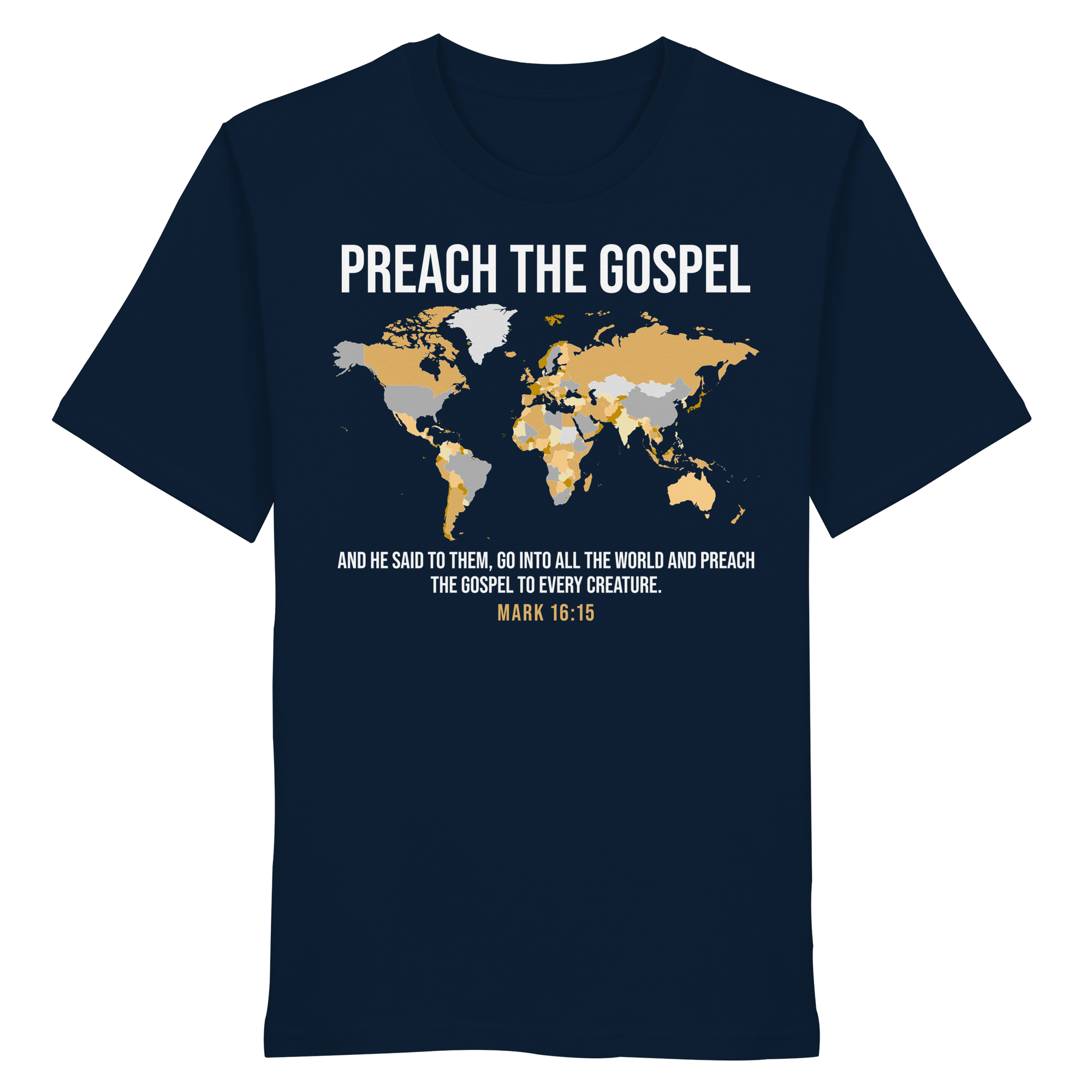 PREACH THE GOSPEL - T-Shirt Bio Baumwolle