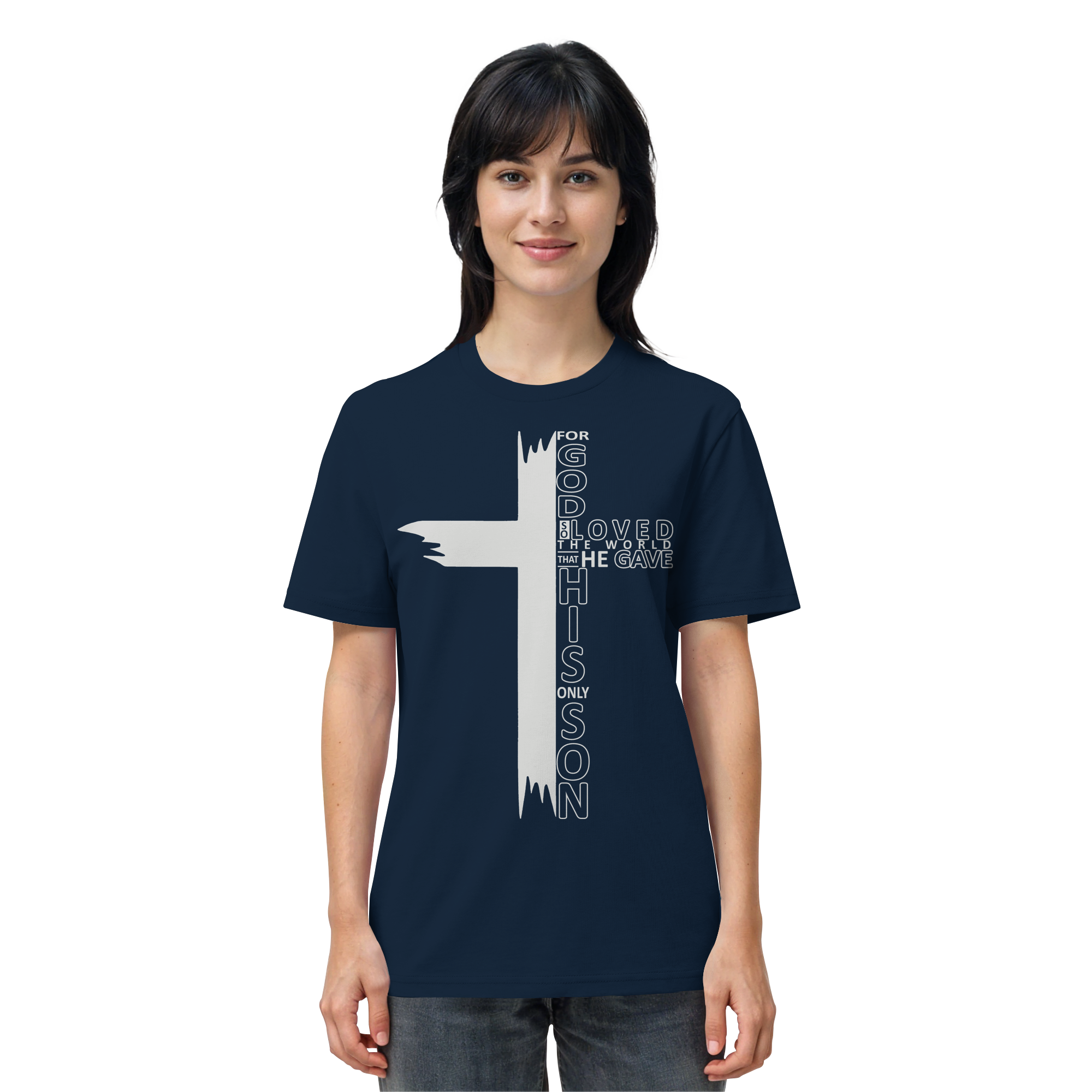 THE LORD IS MY LIGHT - T-Shirt Bio Baumwolle