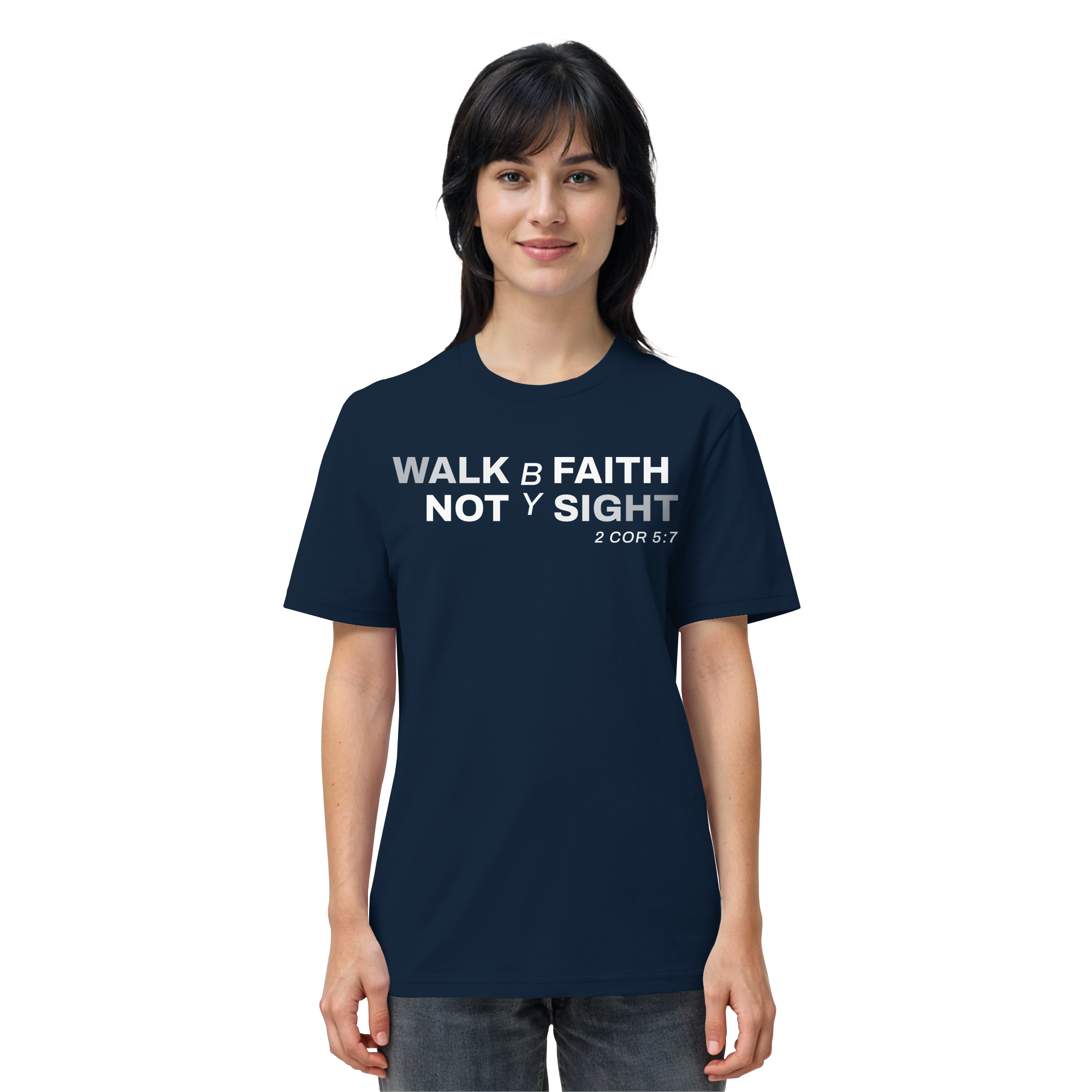 T-Shirt Bio Baumwolle | WALK BY FAITH