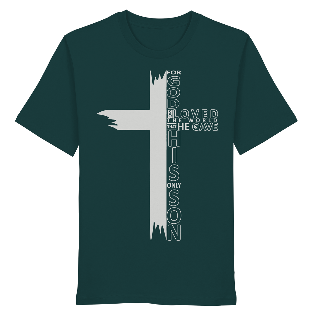JESUS SAVED MY LIFE - T-Shirt Bio Baumwolle
