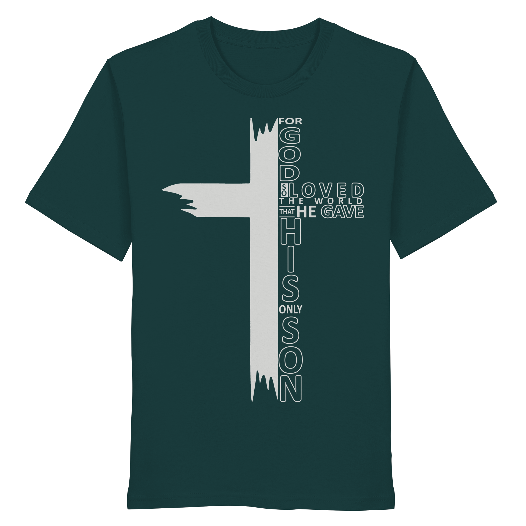 THE LORD IS MY LIGHT - T-Shirt Bio Baumwolle