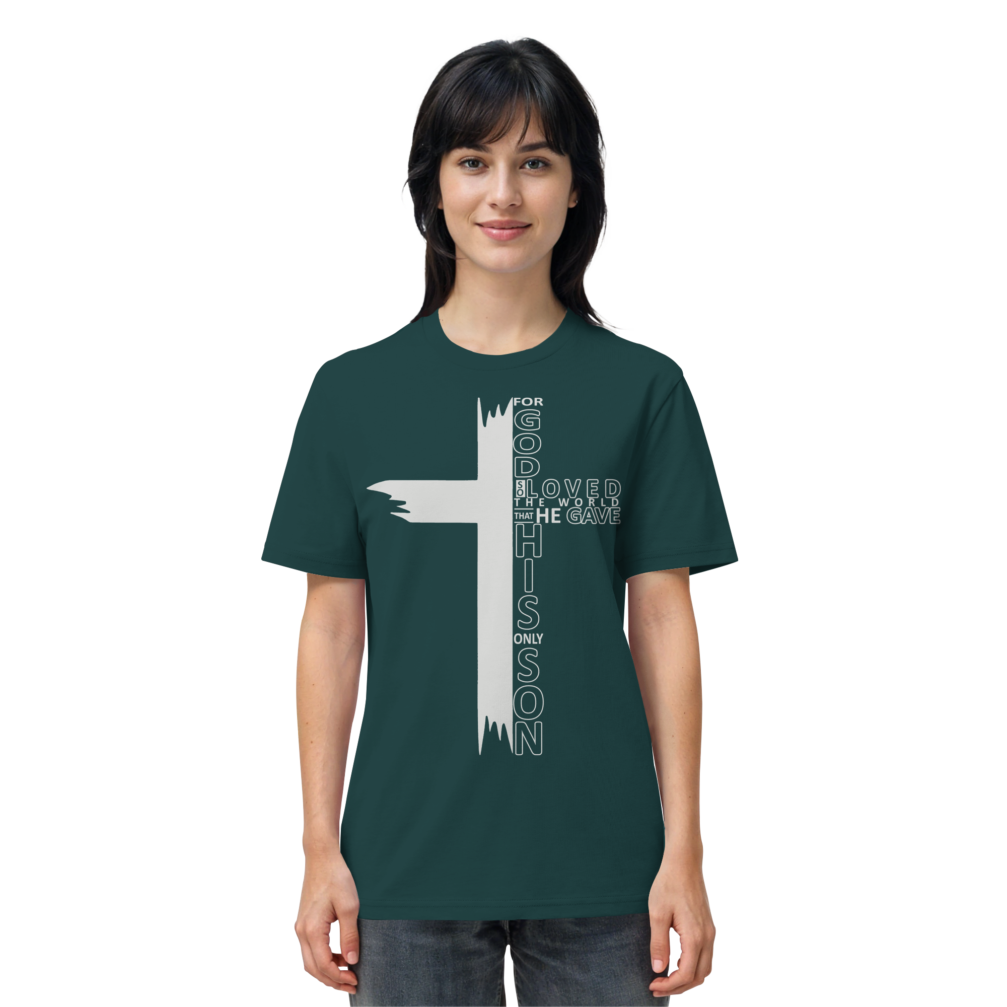 THE LORD IS MY LIGHT - T-Shirt Bio Baumwolle