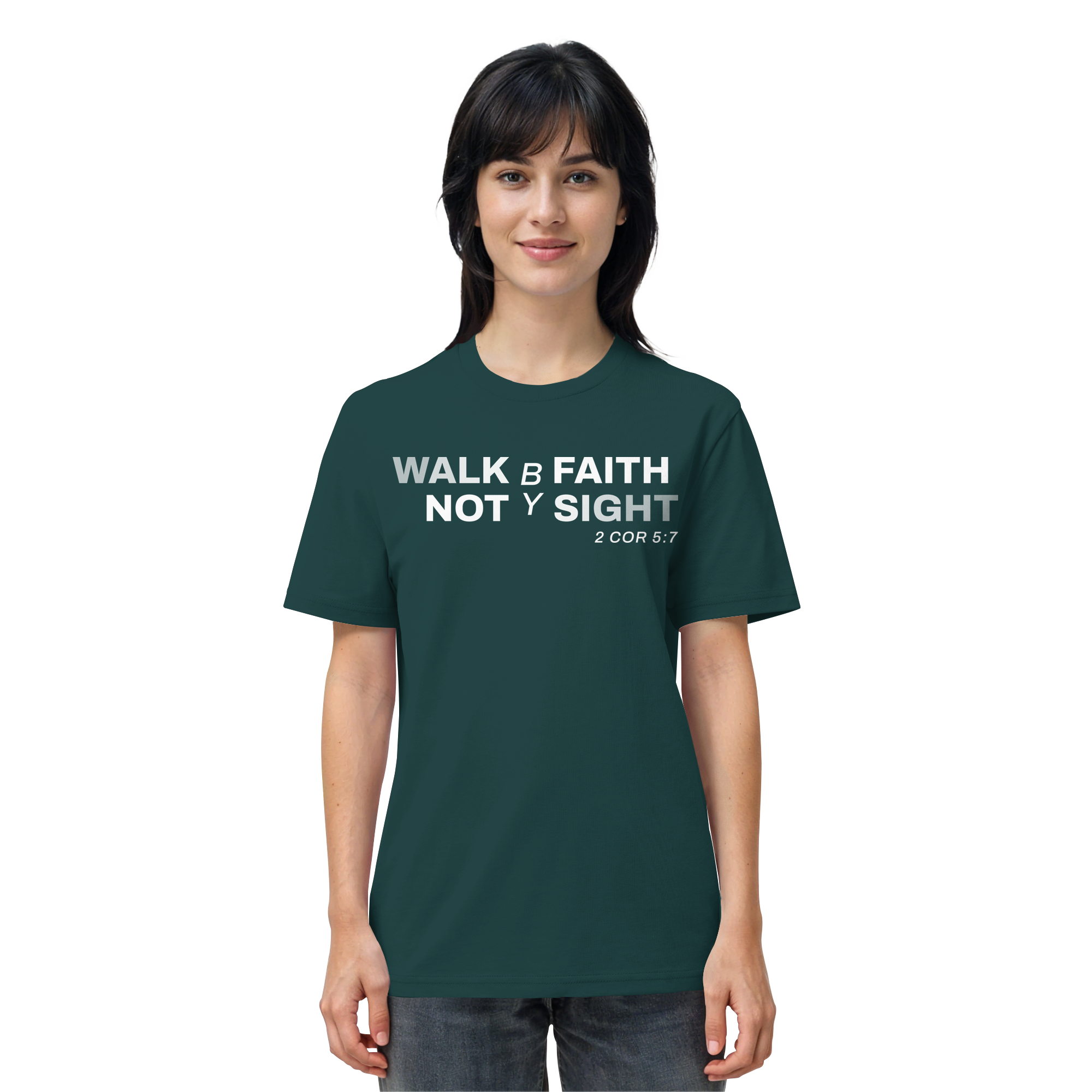 T-Shirt Bio Baumwolle | WALK BY FAITH