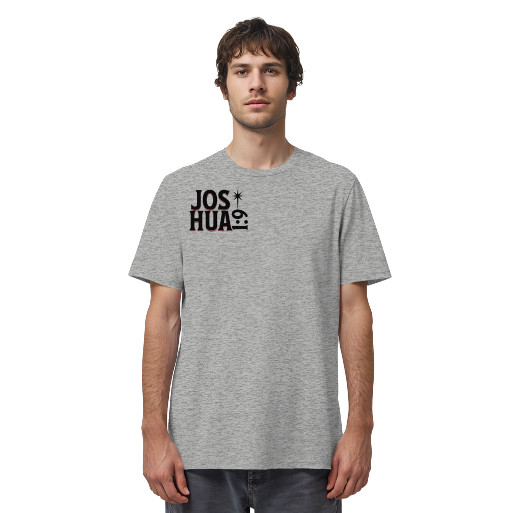 BE STRONG AND COURAGEOUS LION - T-Shirt Bio Baumwolle