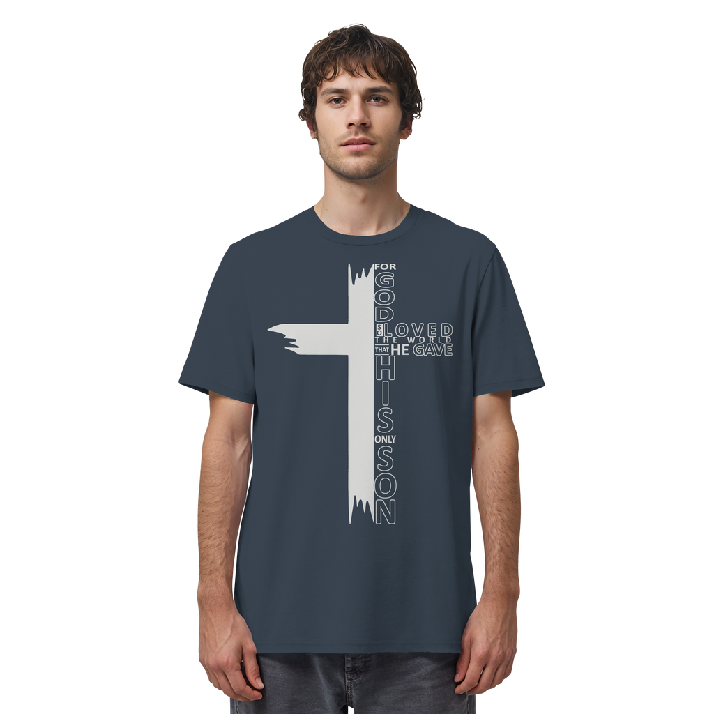 JESUS SAVED MY LIFE - T-Shirt Bio Baumwolle