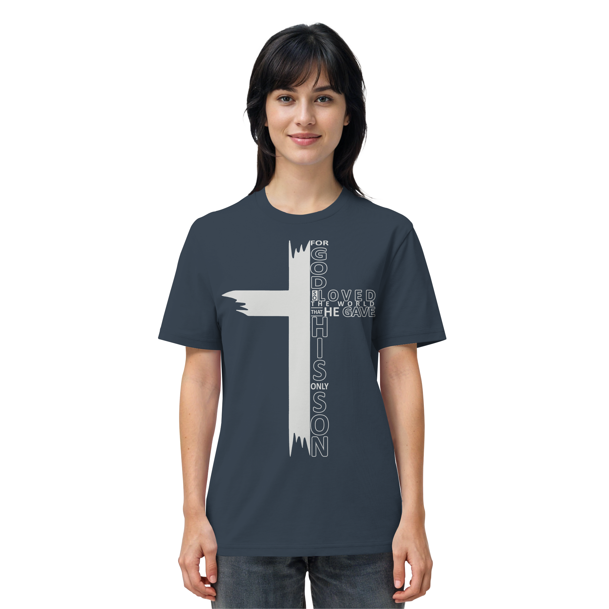 THE LORD IS MY LIGHT - T-Shirt Bio Baumwolle