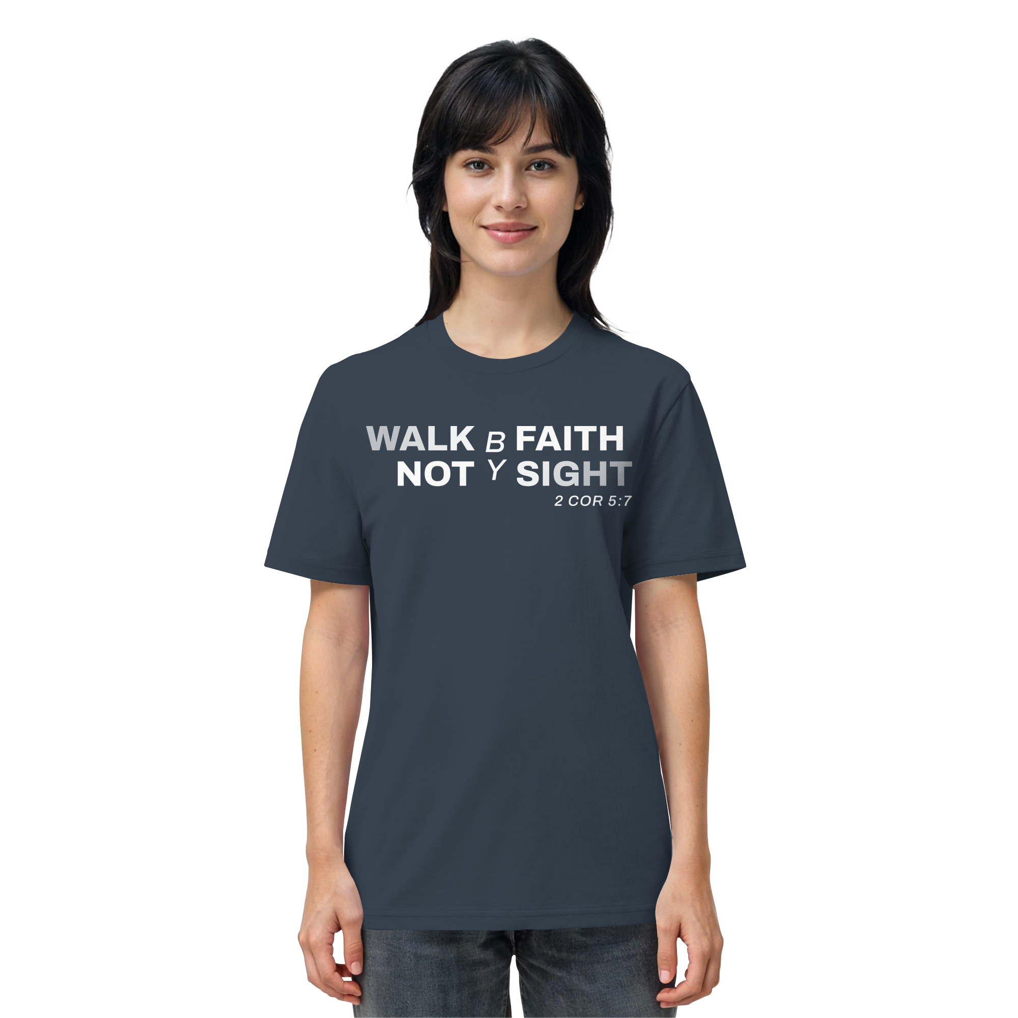 T-Shirt Bio Baumwolle | WALK BY FAITH