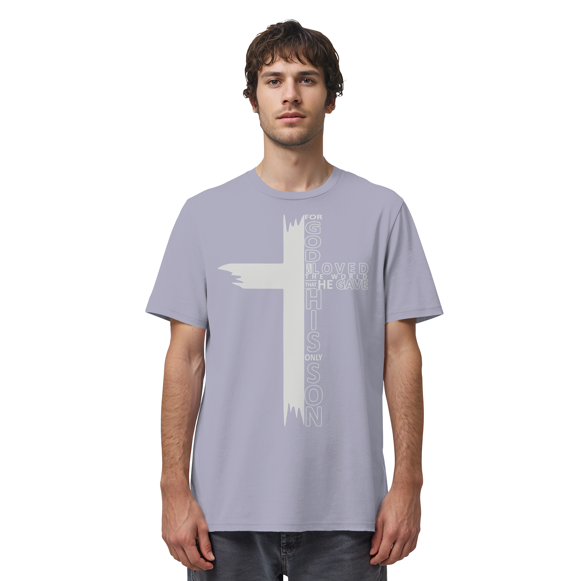JESUS SAVED MY LIFE - T-Shirt Bio Baumwolle