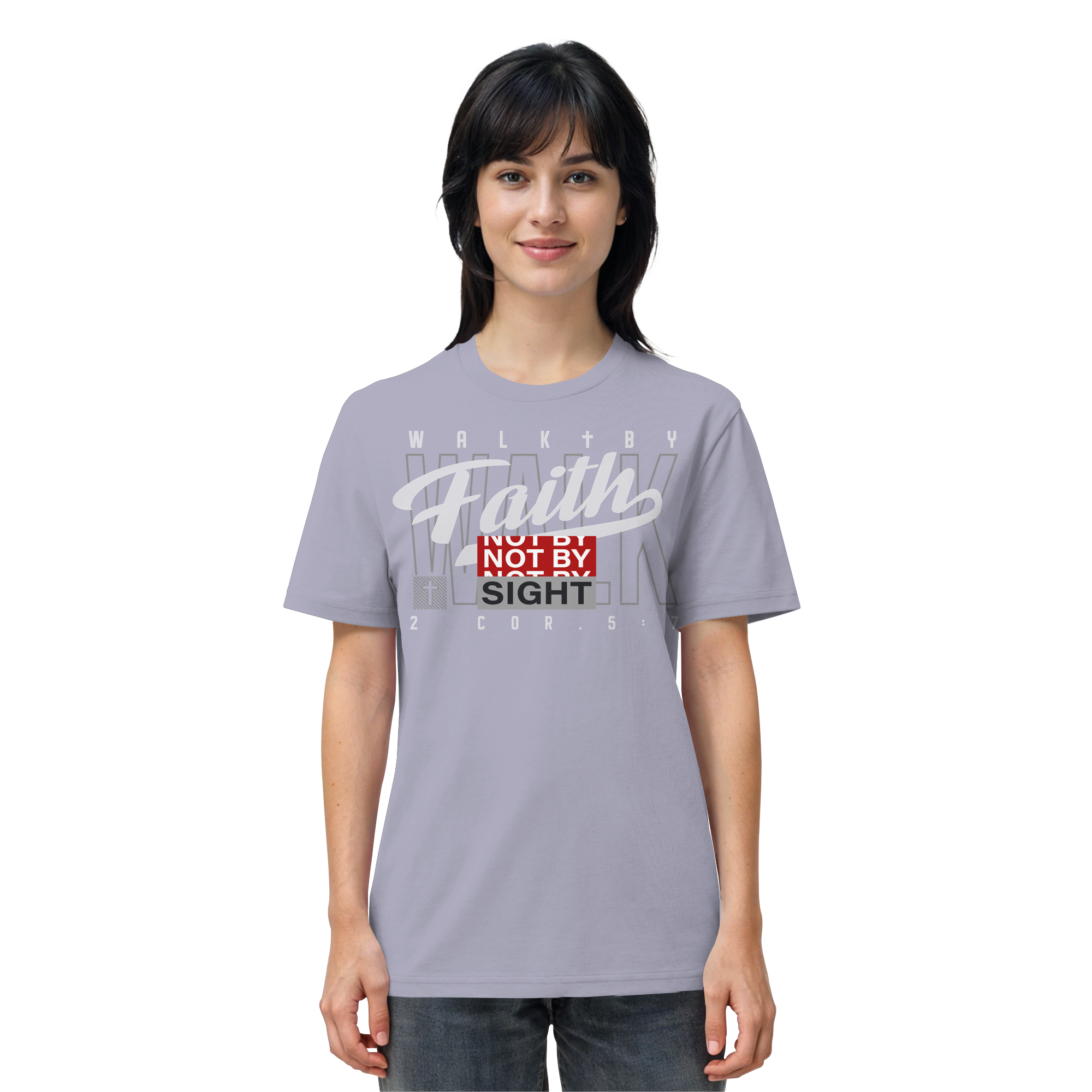 WALK BY FAITH - T-Shirt Bio Baumwolle