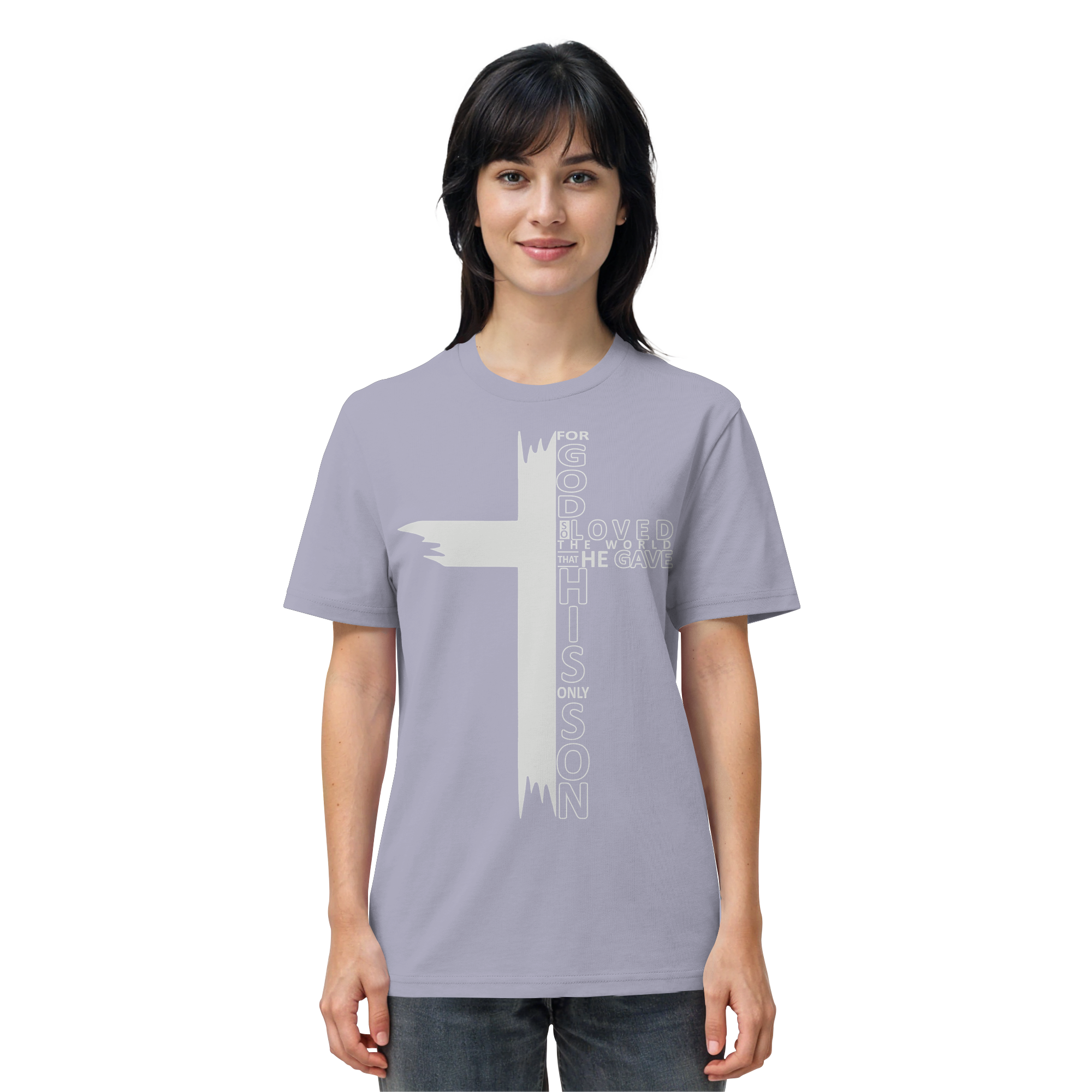THE LORD IS MY LIGHT - T-Shirt Bio Baumwolle