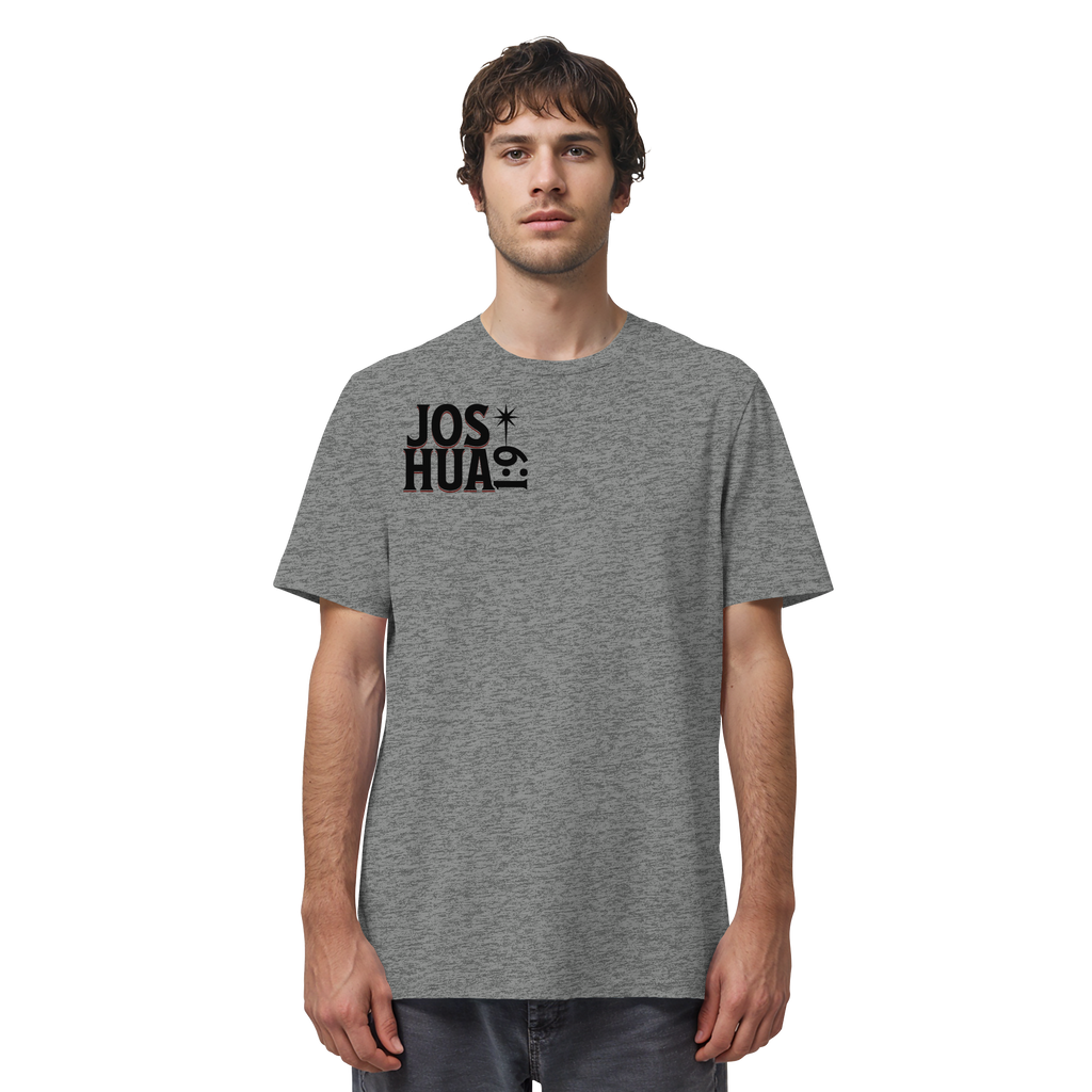 BE STRONG AND COURAGEOUS LION - T-Shirt Bio Baumwolle