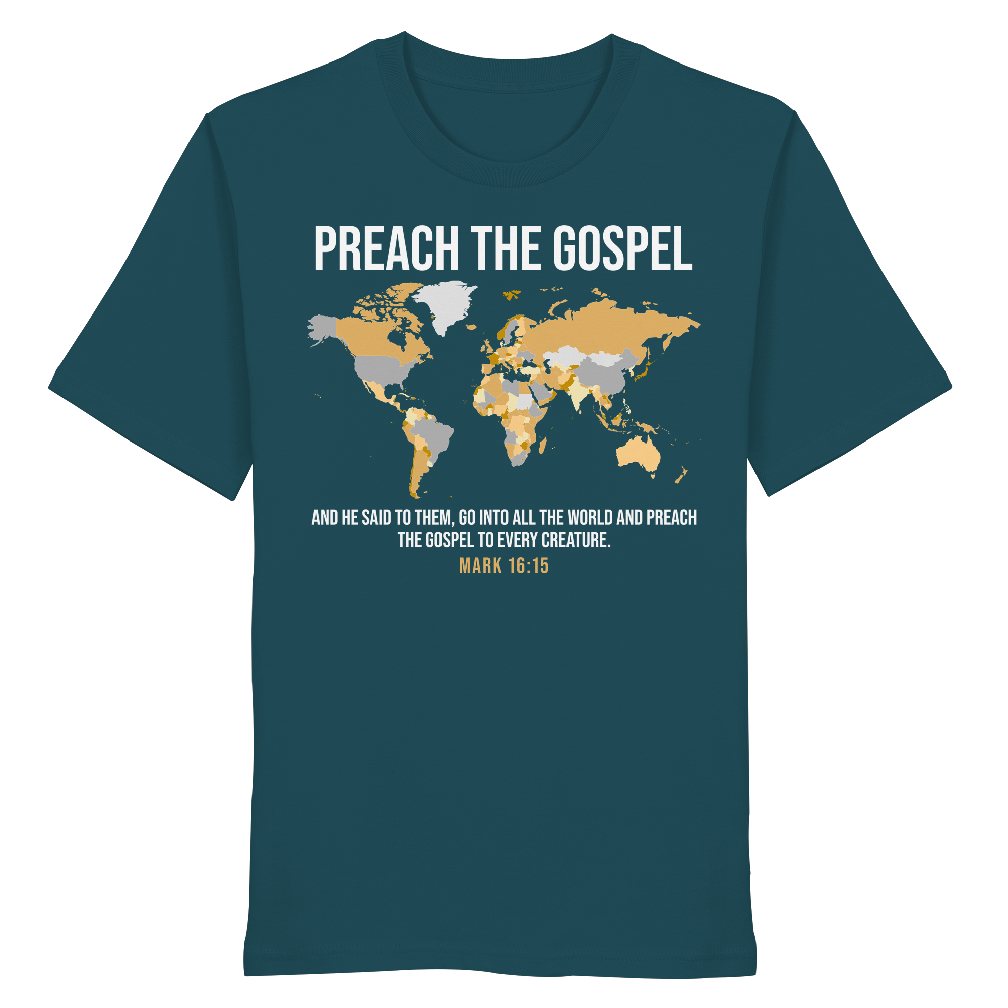 PREACH THE GOSPEL - T-Shirt Bio Baumwolle