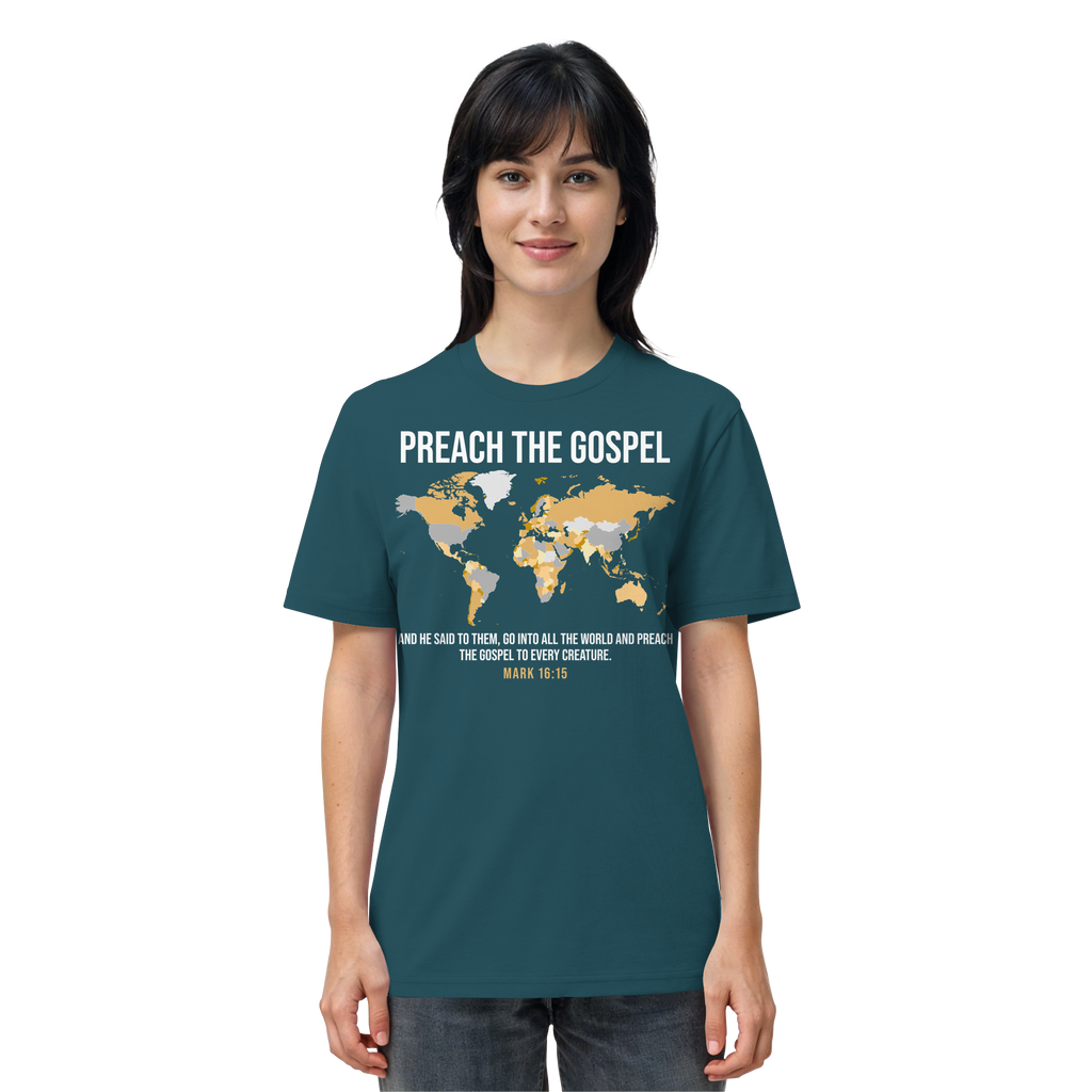 PREACH THE GOSPEL - T-Shirt Bio Baumwolle