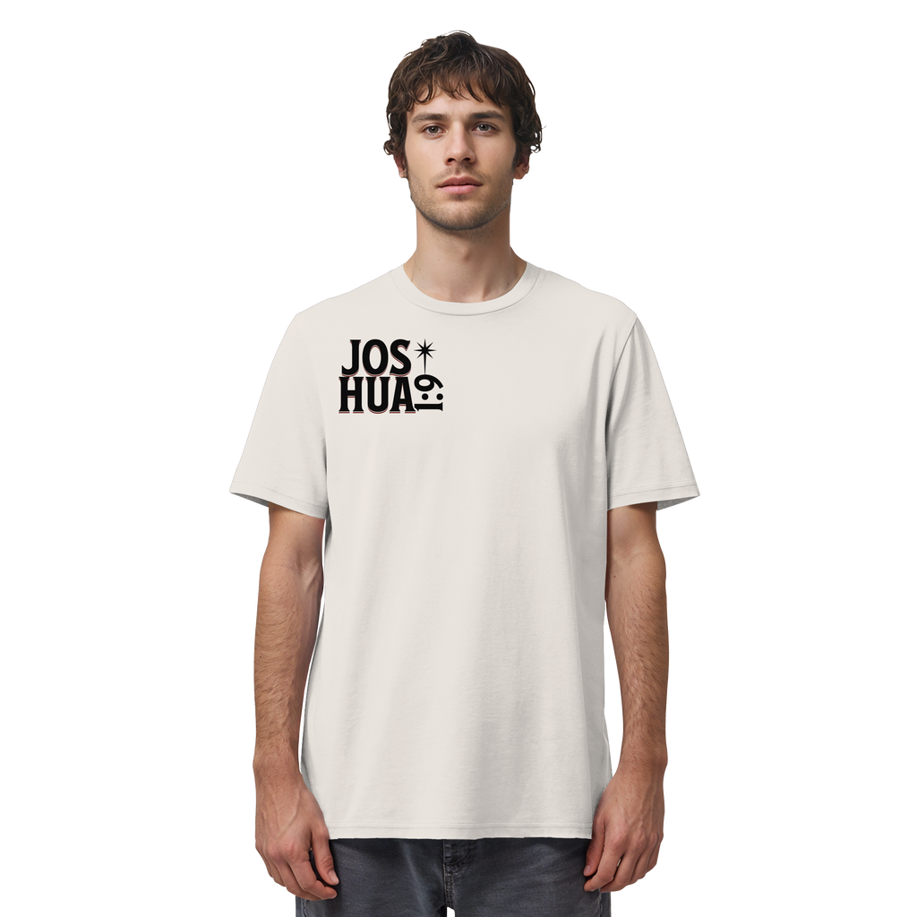 BE STRONG AND COURAGEOUS LION - T-Shirt Bio Baumwolle