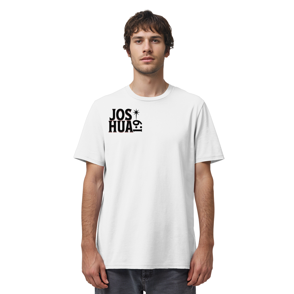 BE STRONG AND COURAGEOUS LION - T-Shirt Bio Baumwolle