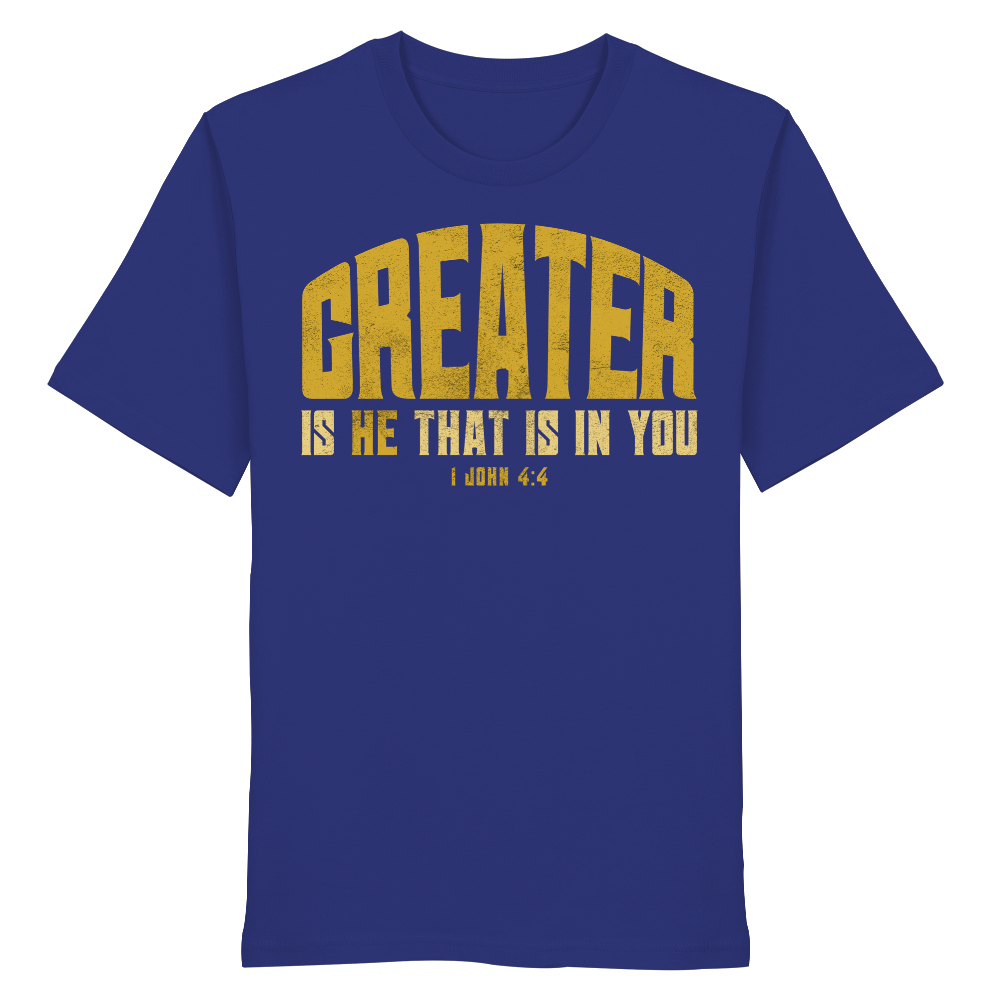 T-Shirt Bio Baumwolle |  GREATER IS HE  - Organic Shirt