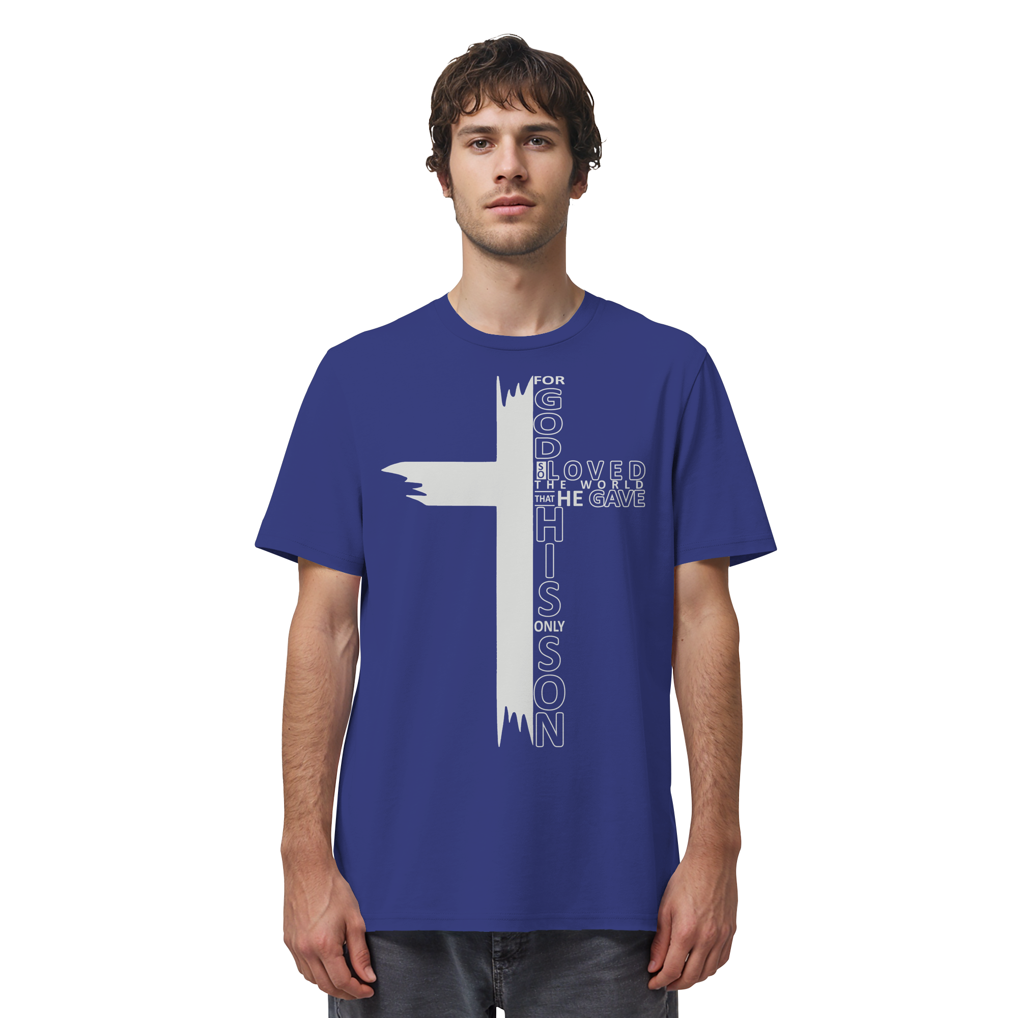 JESUS SAVED MY LIFE - T-Shirt Bio Baumwolle