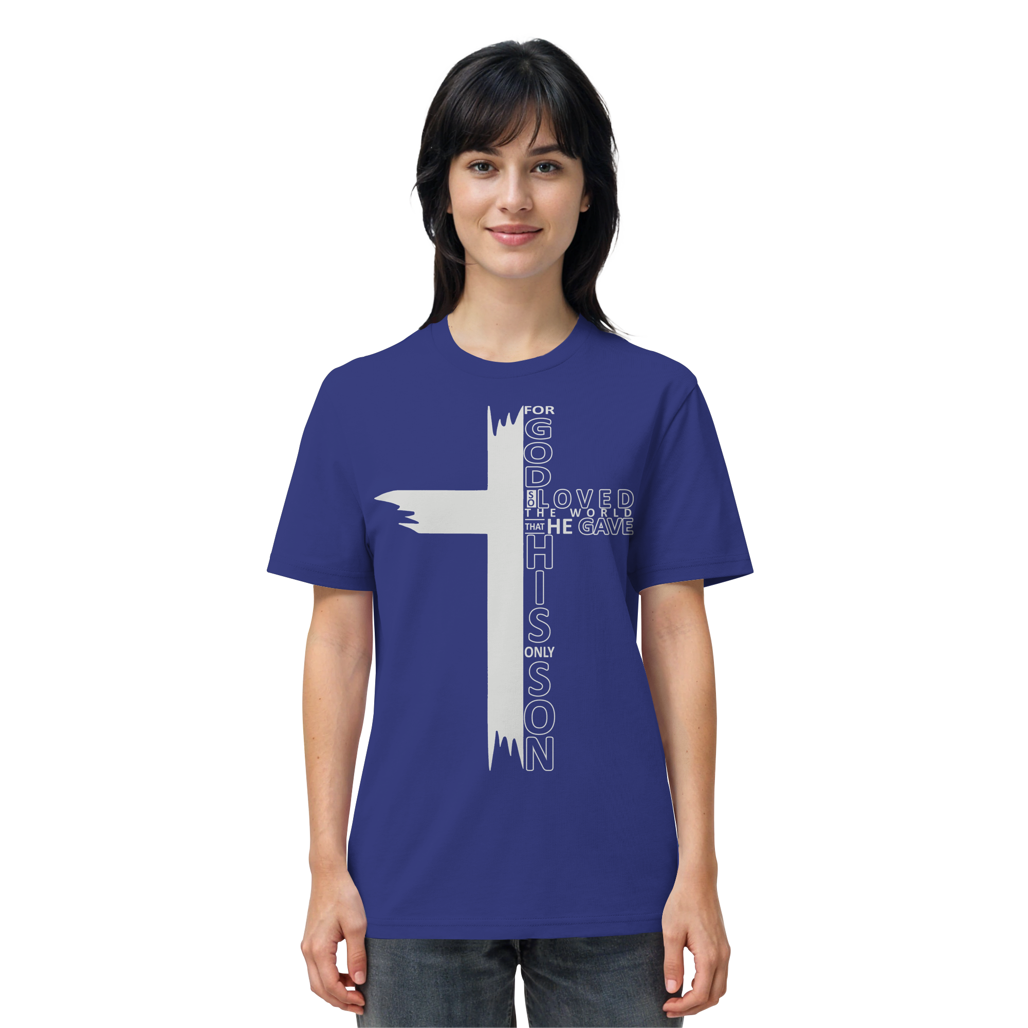 THE LORD IS MY LIGHT - T-Shirt Bio Baumwolle