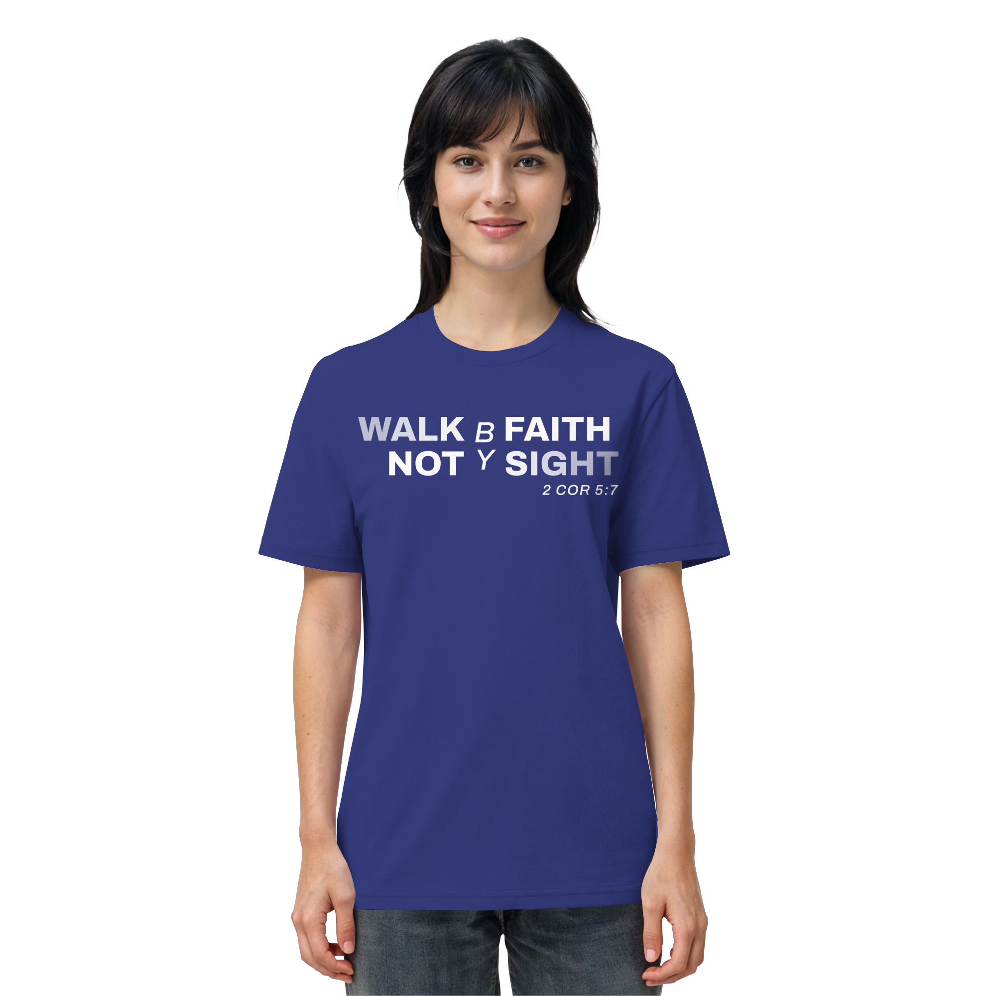 T-Shirt Bio Baumwolle | WALK BY FAITH